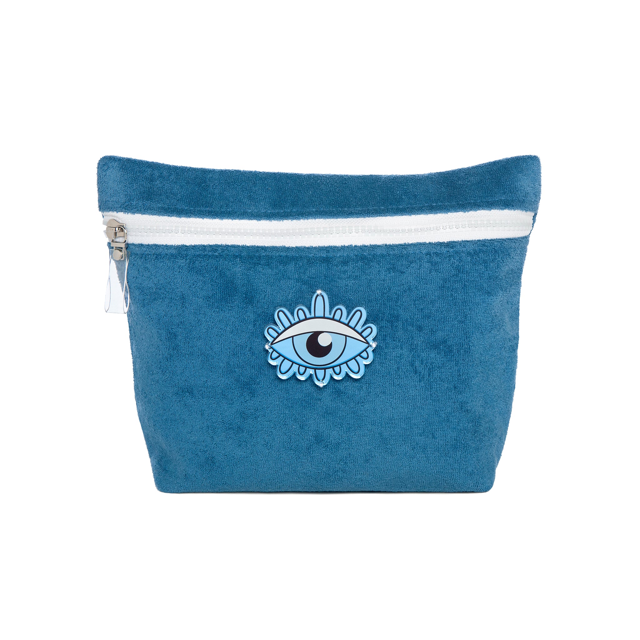 ALEXA Pouch | Blue Towel Evil Eye