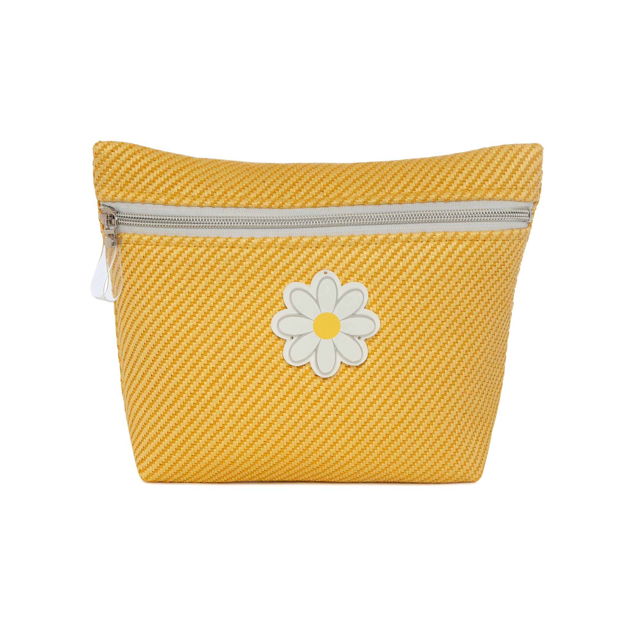 ALEXA Pouch | Bright Yellow Woven Daisy