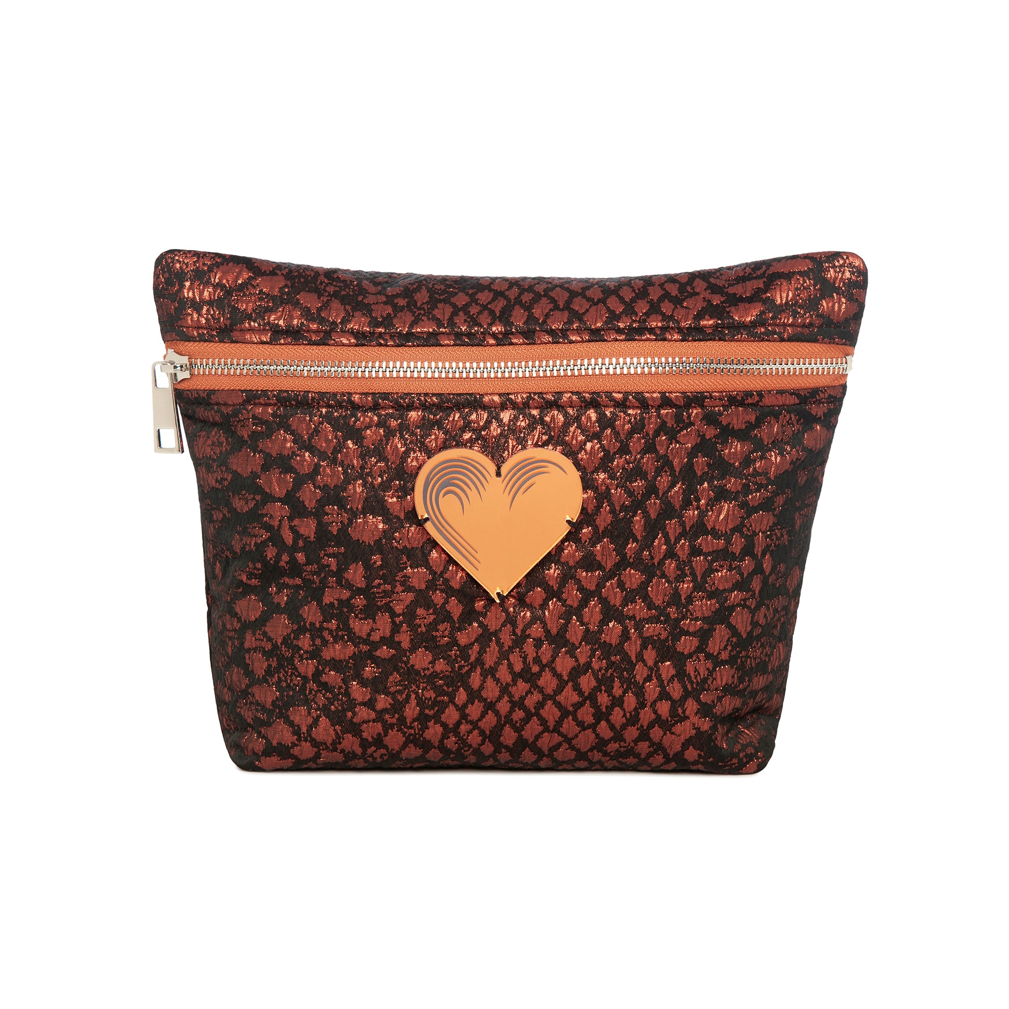 ALEXA Pouch | Copper Croc Heart