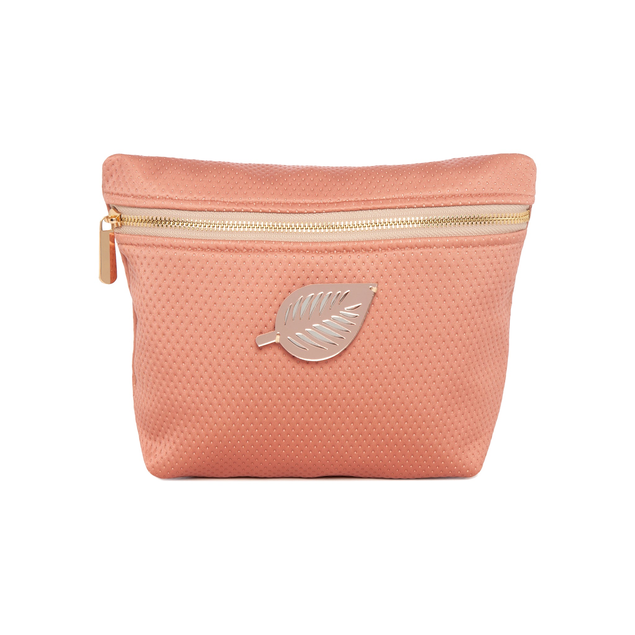 ALEXA Pouch | Dusty Pink Dots Leaf