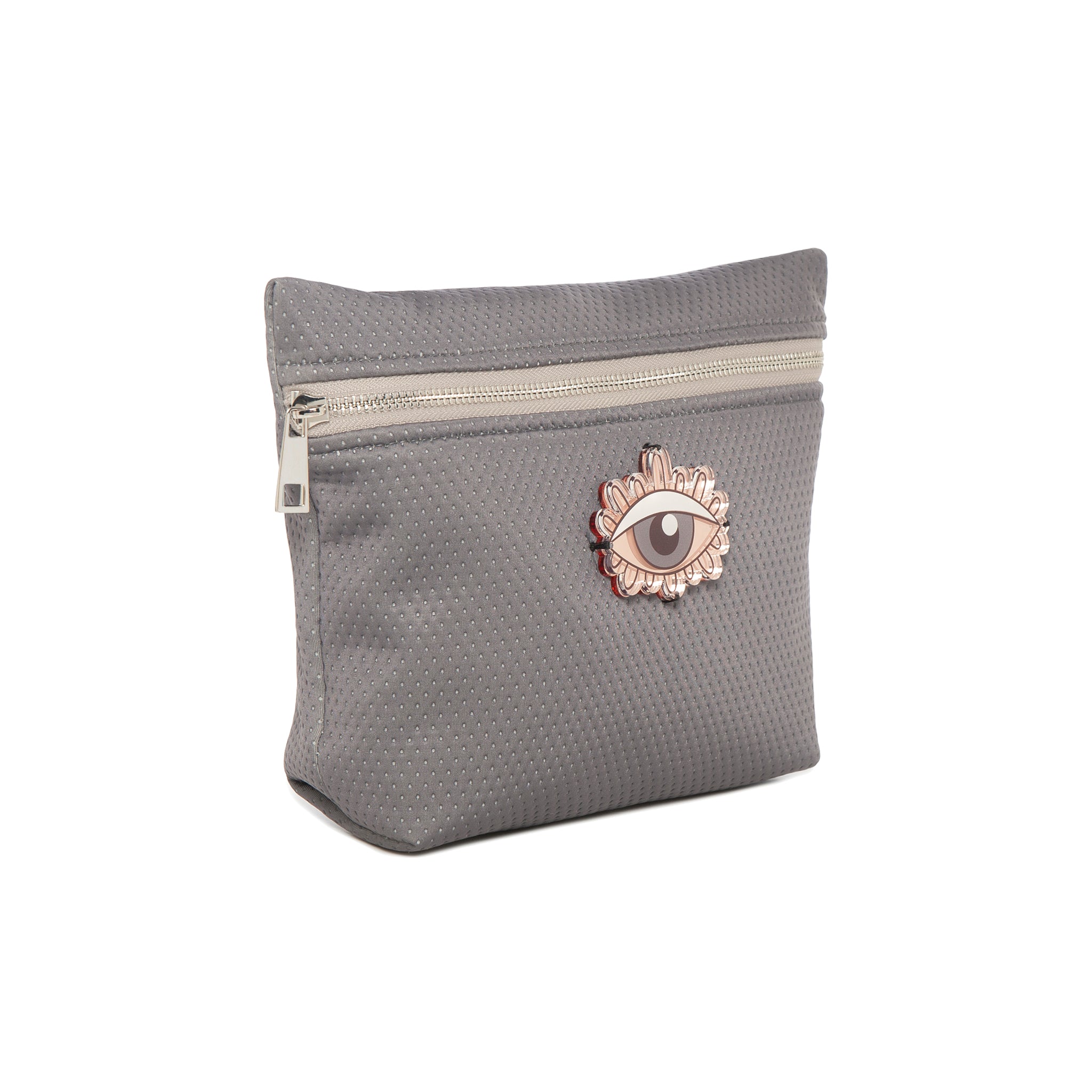 ALEXA Pouch | Grey Dots Evil Eye