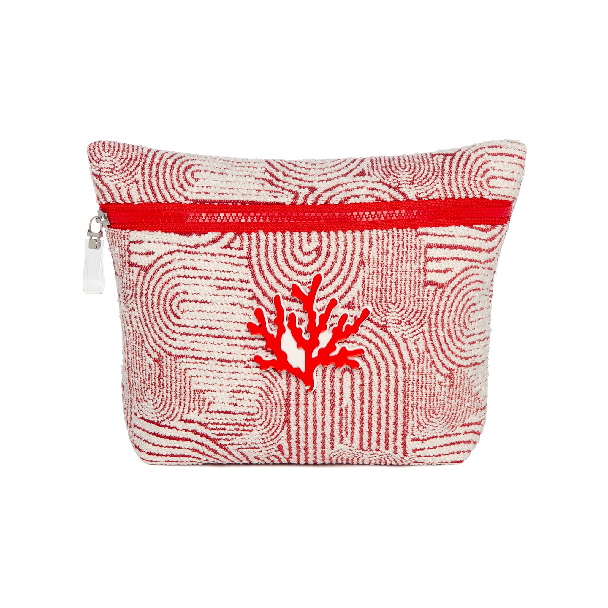 ALEXA Pouch | Red Labyrinth Coral