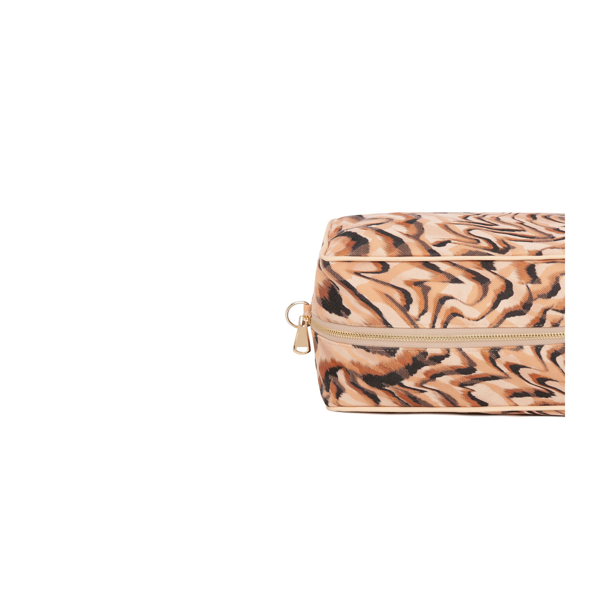 BOO Pouch | Beige Animal Wash Leaf