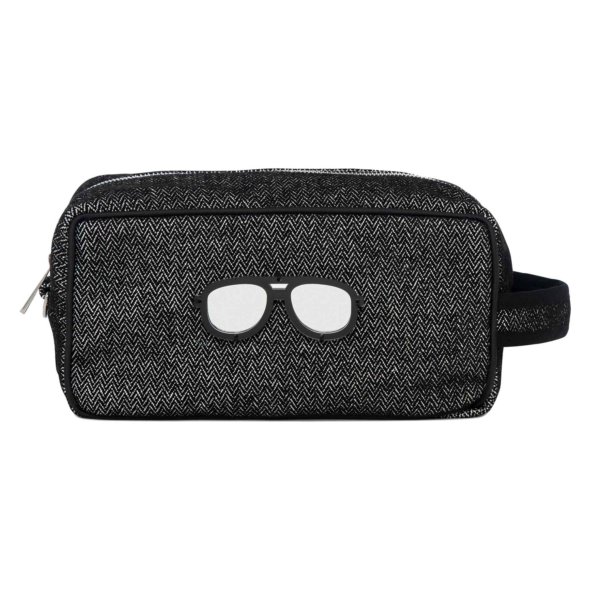 BOO Toiletry bag | Black Chevron Glasses