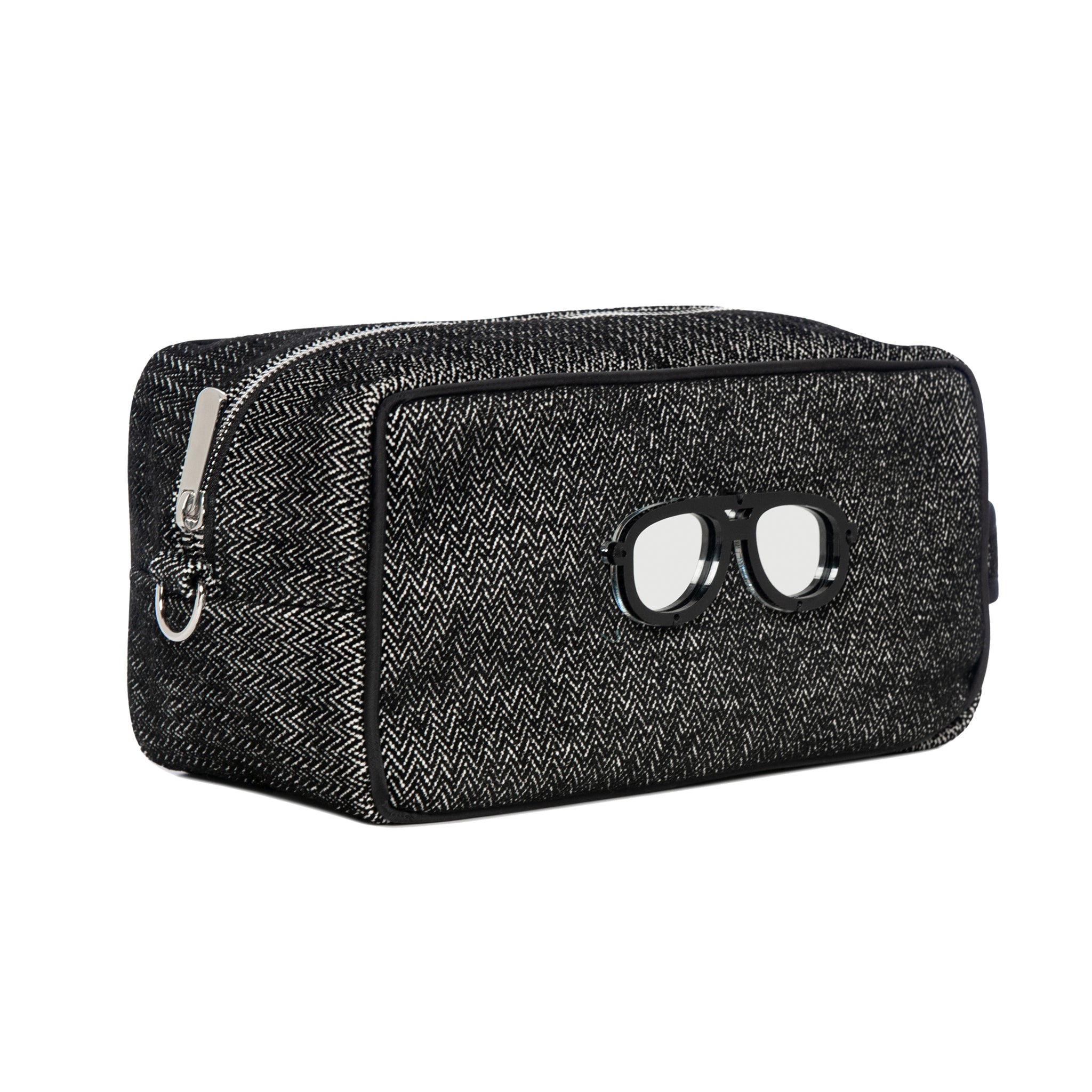 BOO Toiletry bag | Black Chevron Glasses