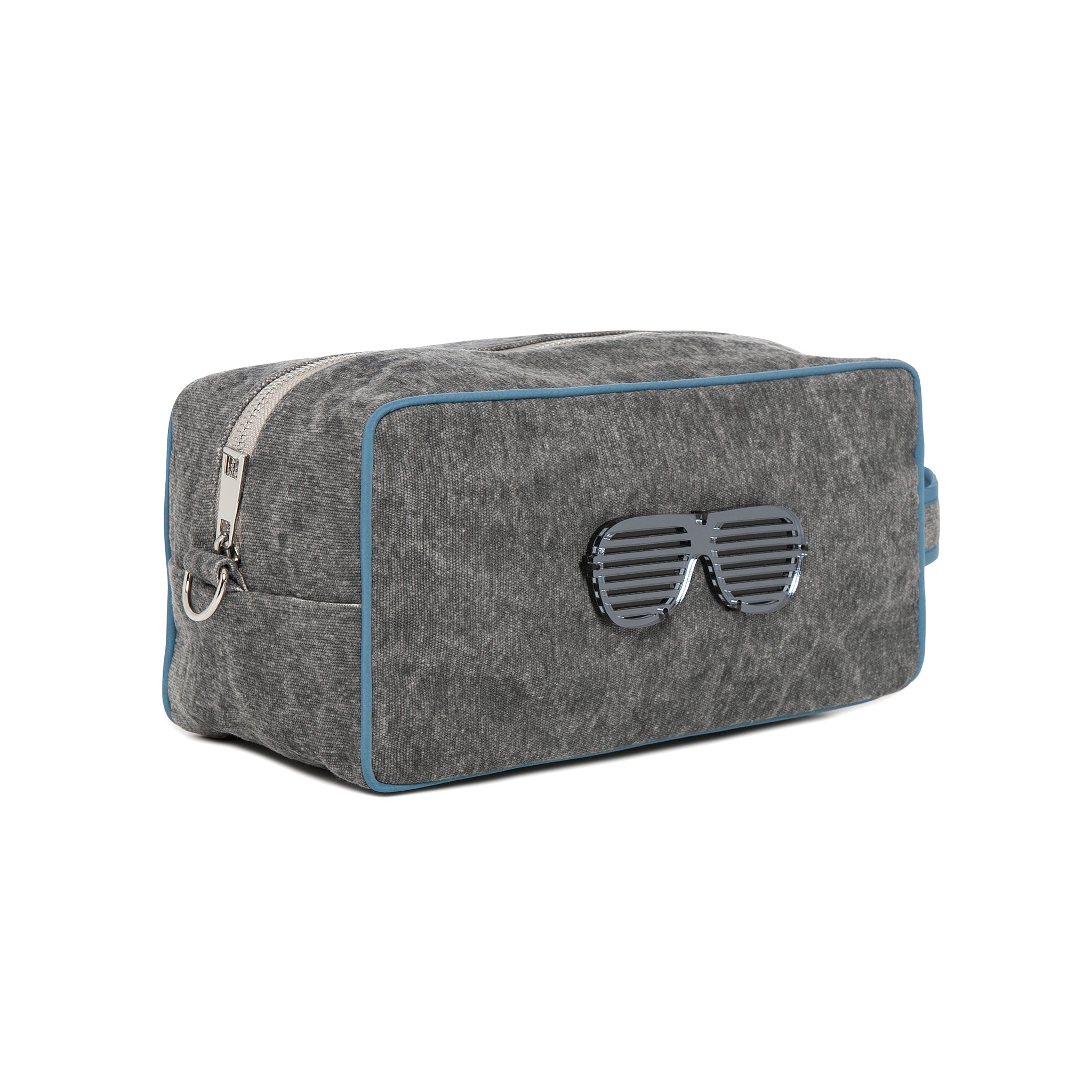 BOO Pouch | Black Washed Denim Glasses