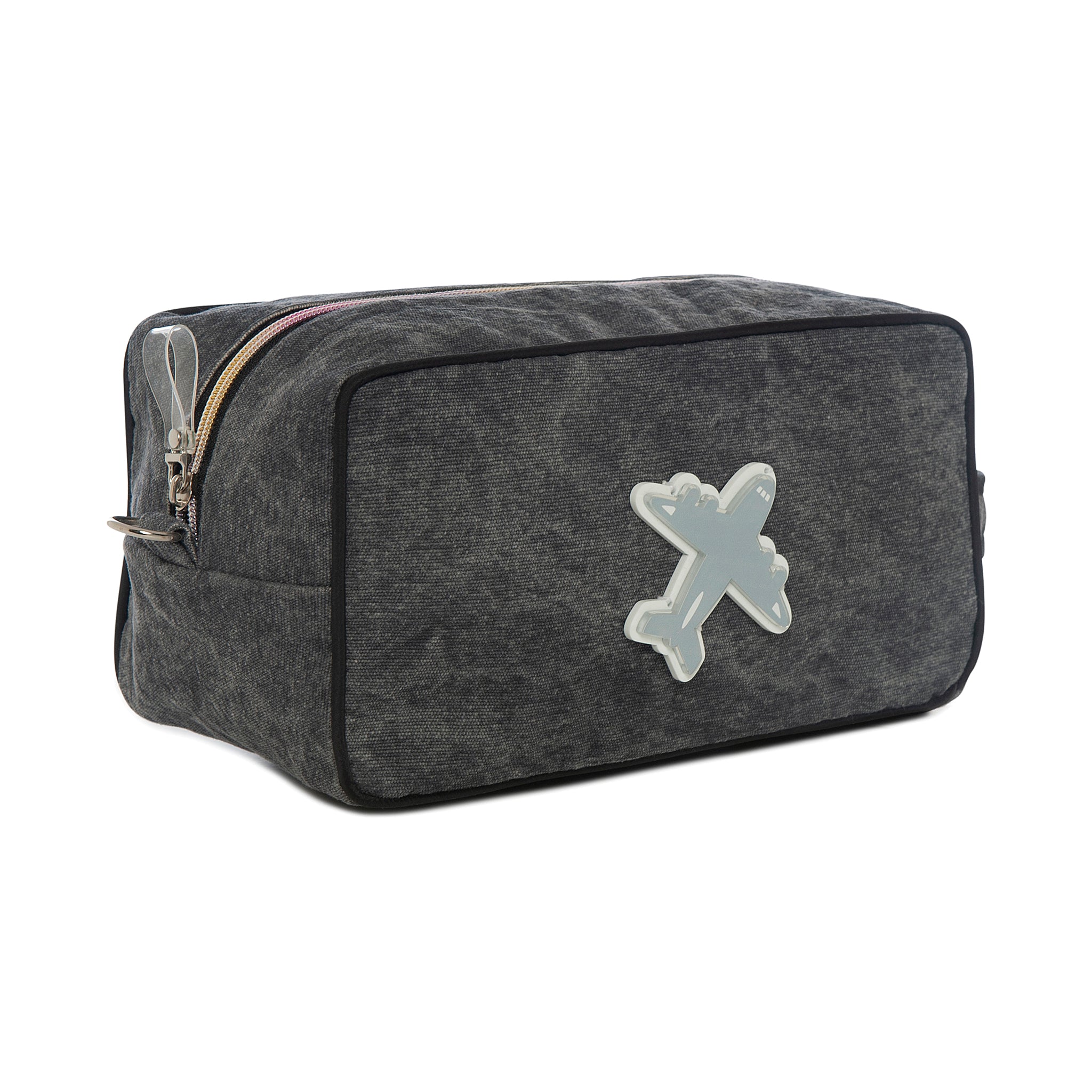 BOO Pouch | Black Wash Plane
