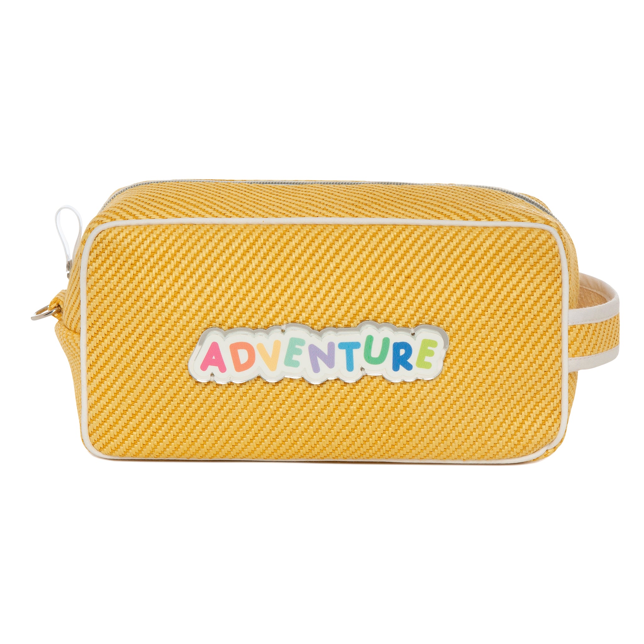BOO Pouch | Bright Yellow Woven Adventure