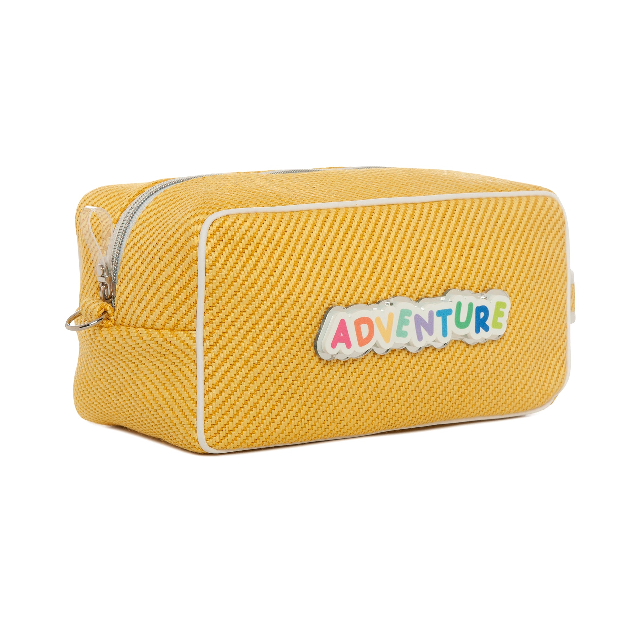 BOO Pouch | Bright Yellow Woven Adventure