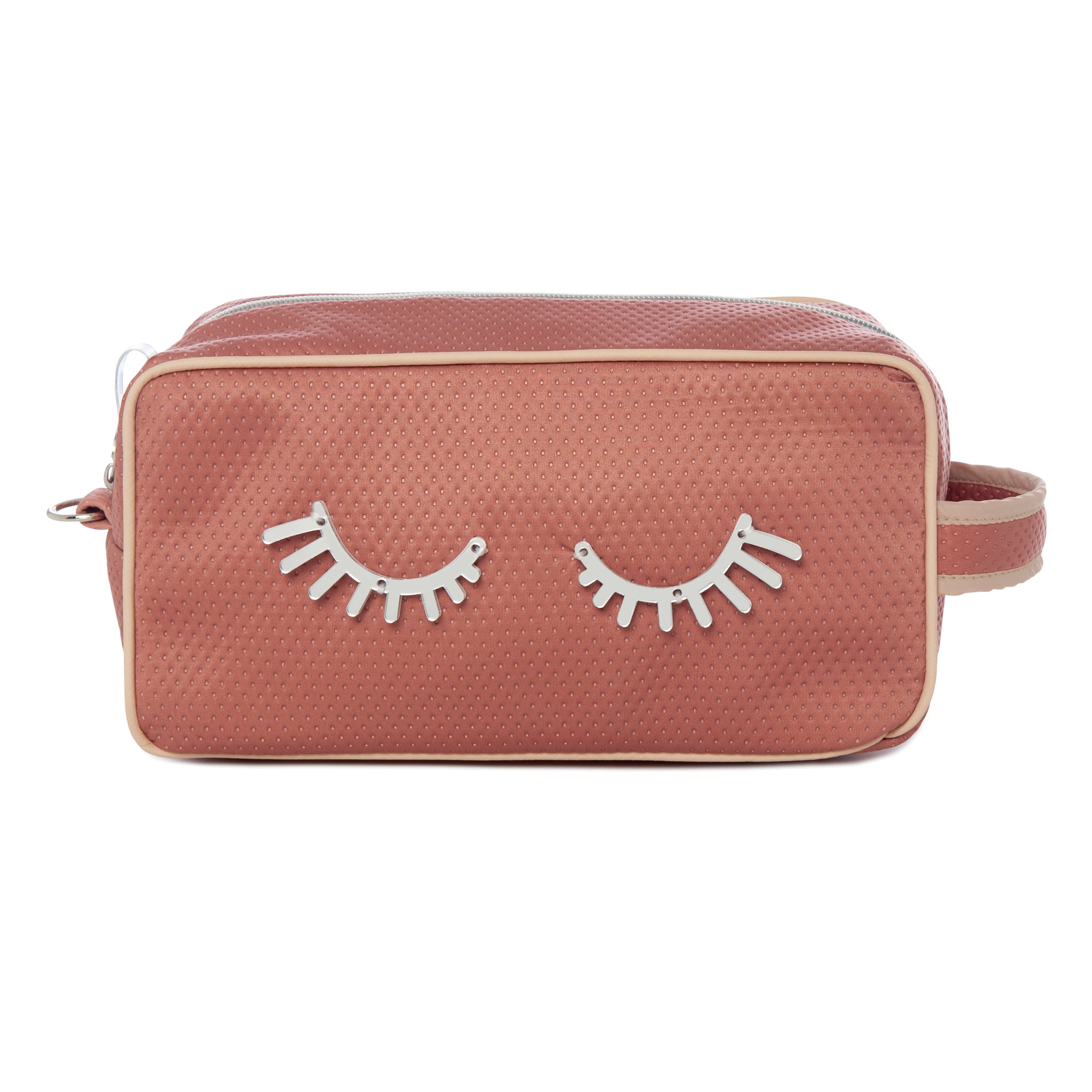 BOO Pouch | Dusty Pink Dots Lashes