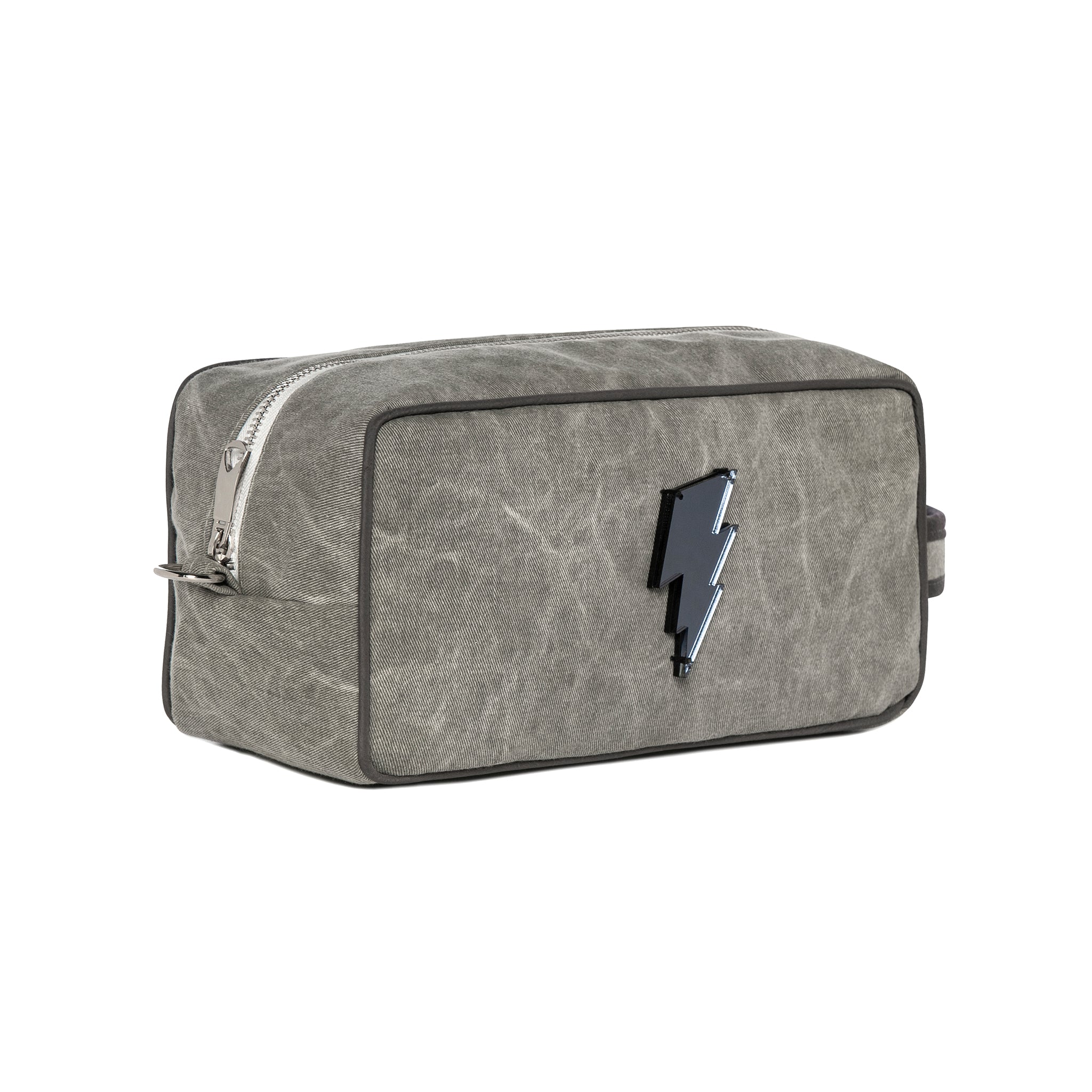 BOO Toiletry bag | Khaki Denim Lightning