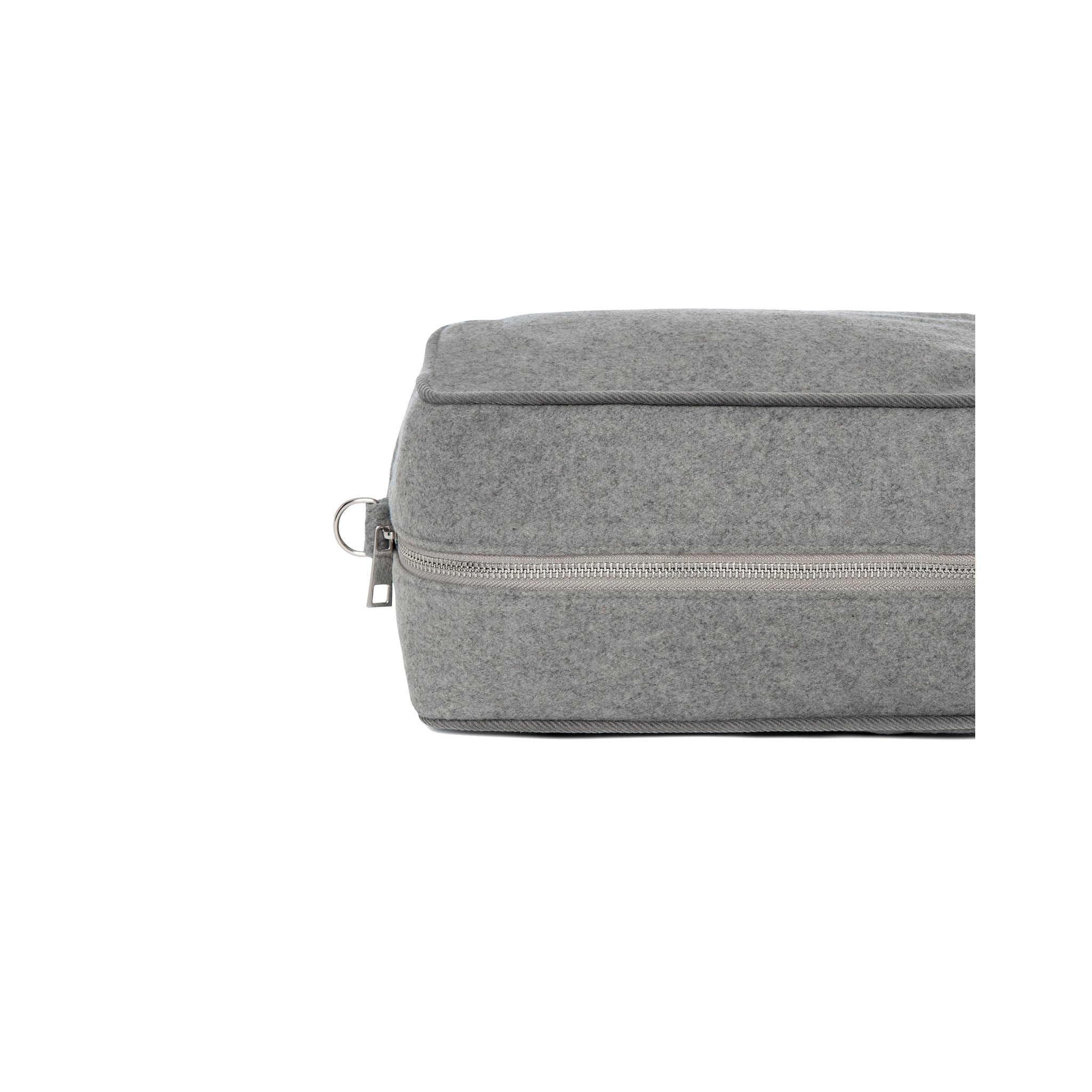 BOO Pouch | Light Grey Felt Evil Eye