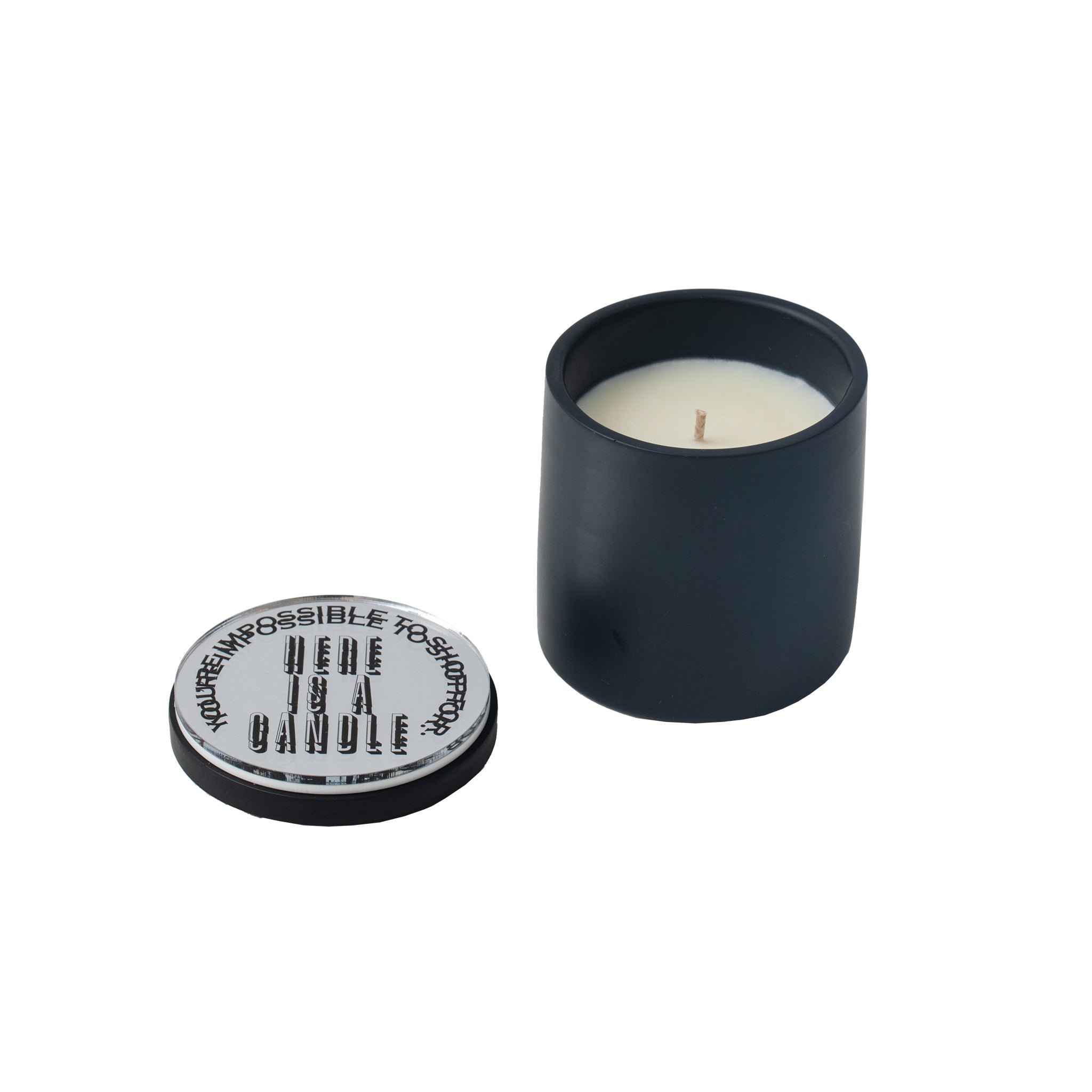 CANDLE Pot | Silver Here is a candle