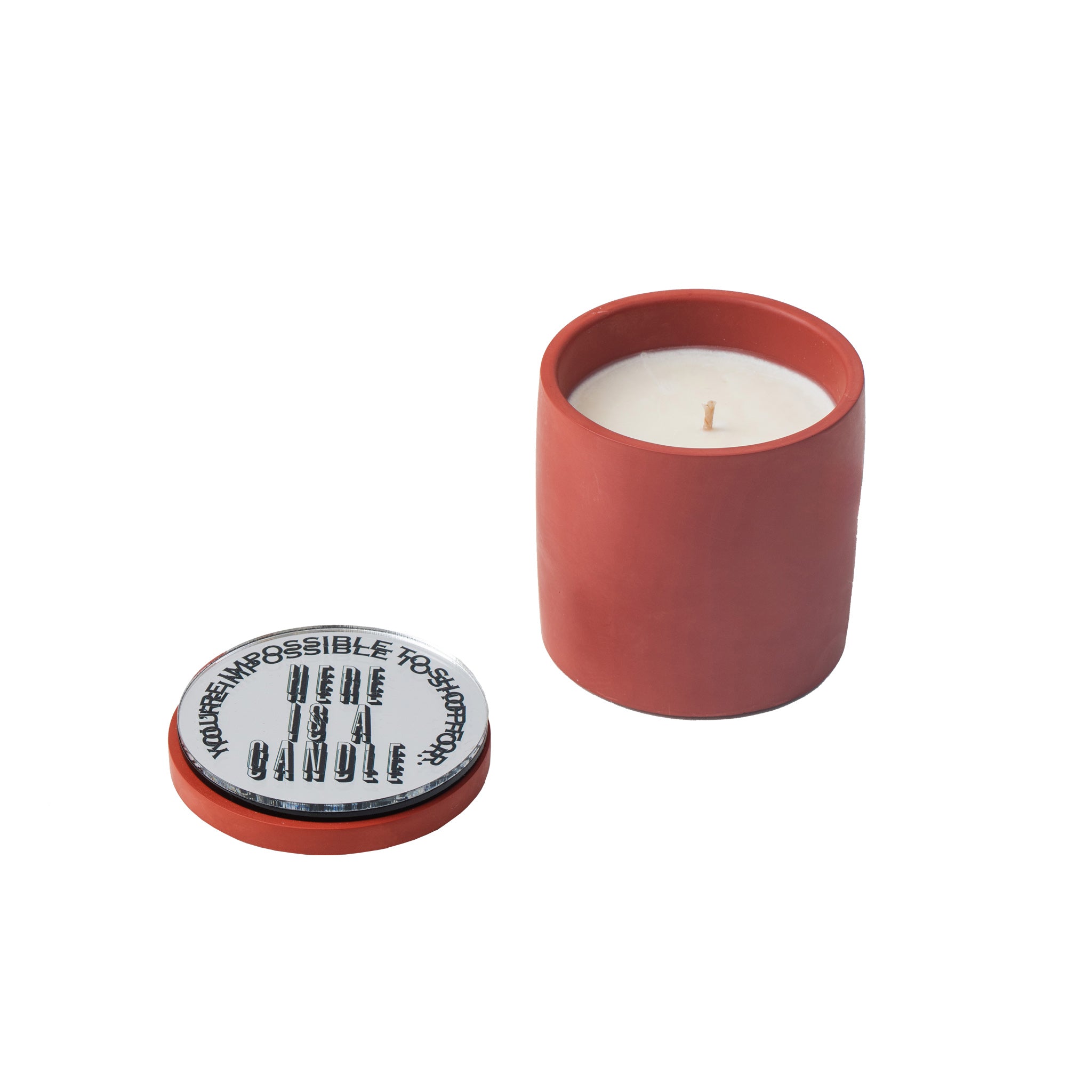 CANDLE Pot | Silver Here is a candle