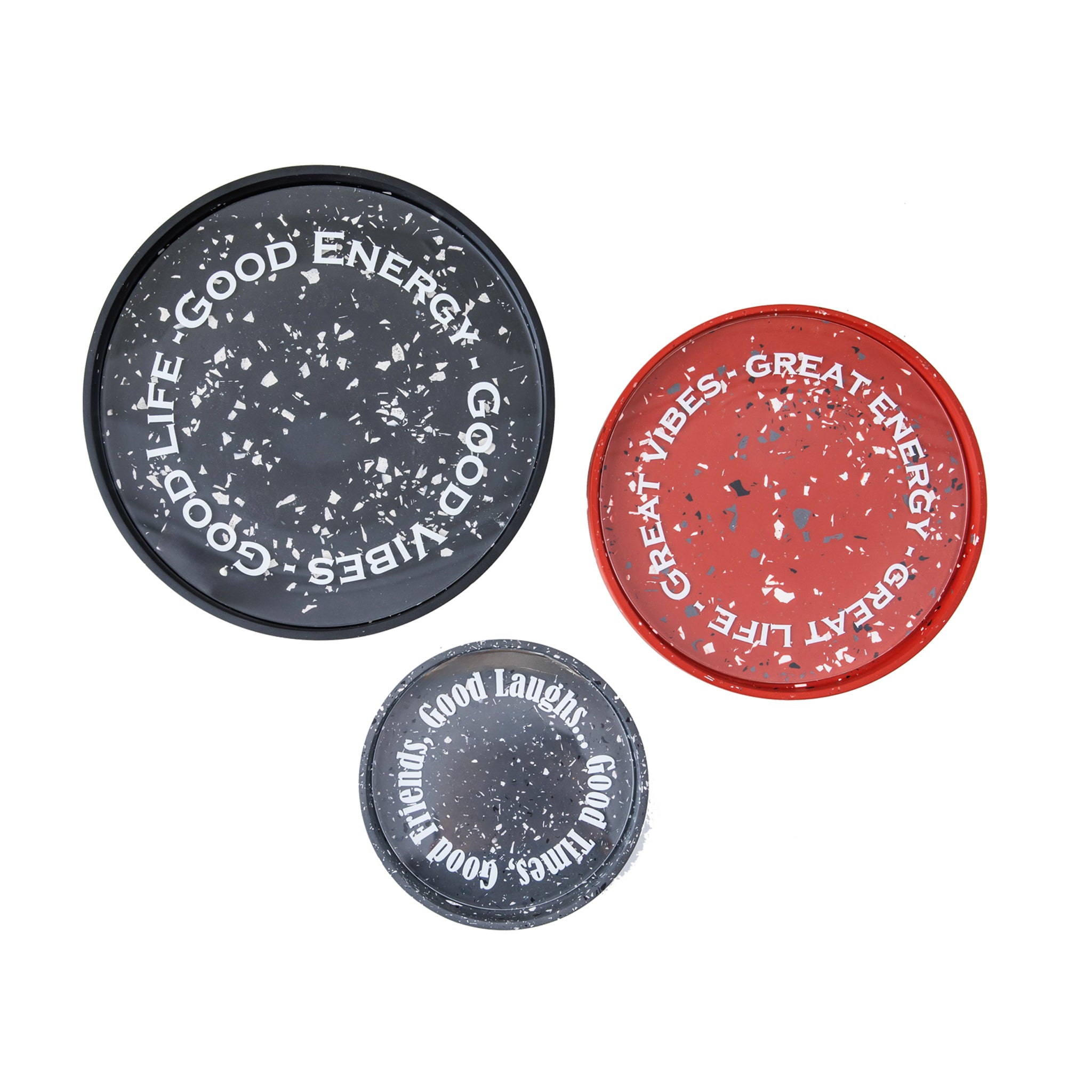 TERA Round Tray | Black Good Life