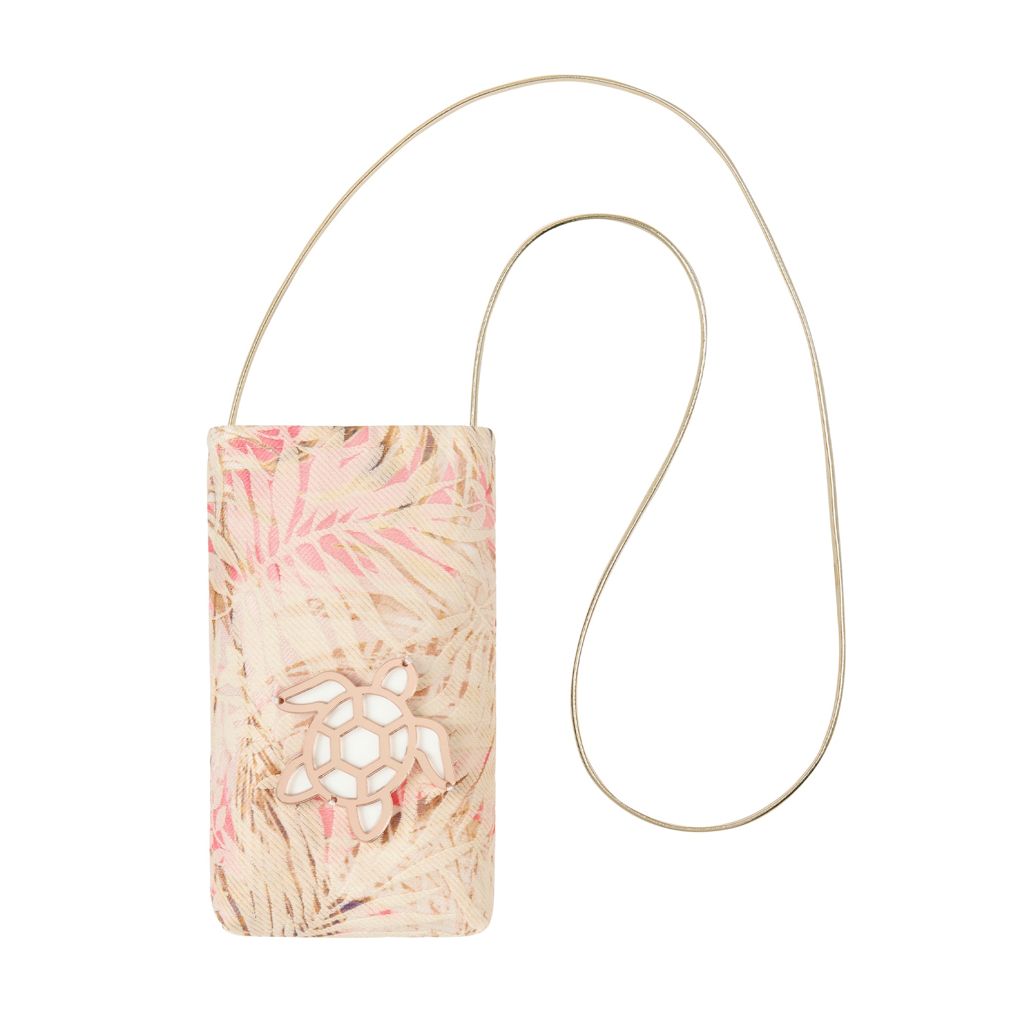 EV Phone Pouch | Beige Tropical Forest Turtle