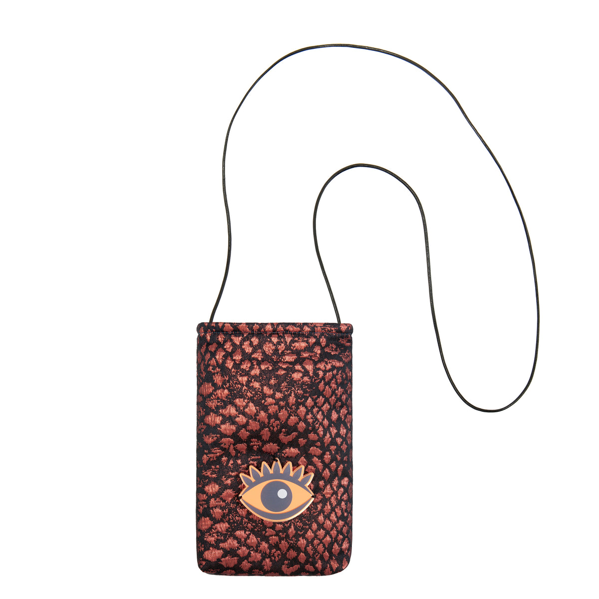 EV Phone Pouch | Copper Croc Evil Eye