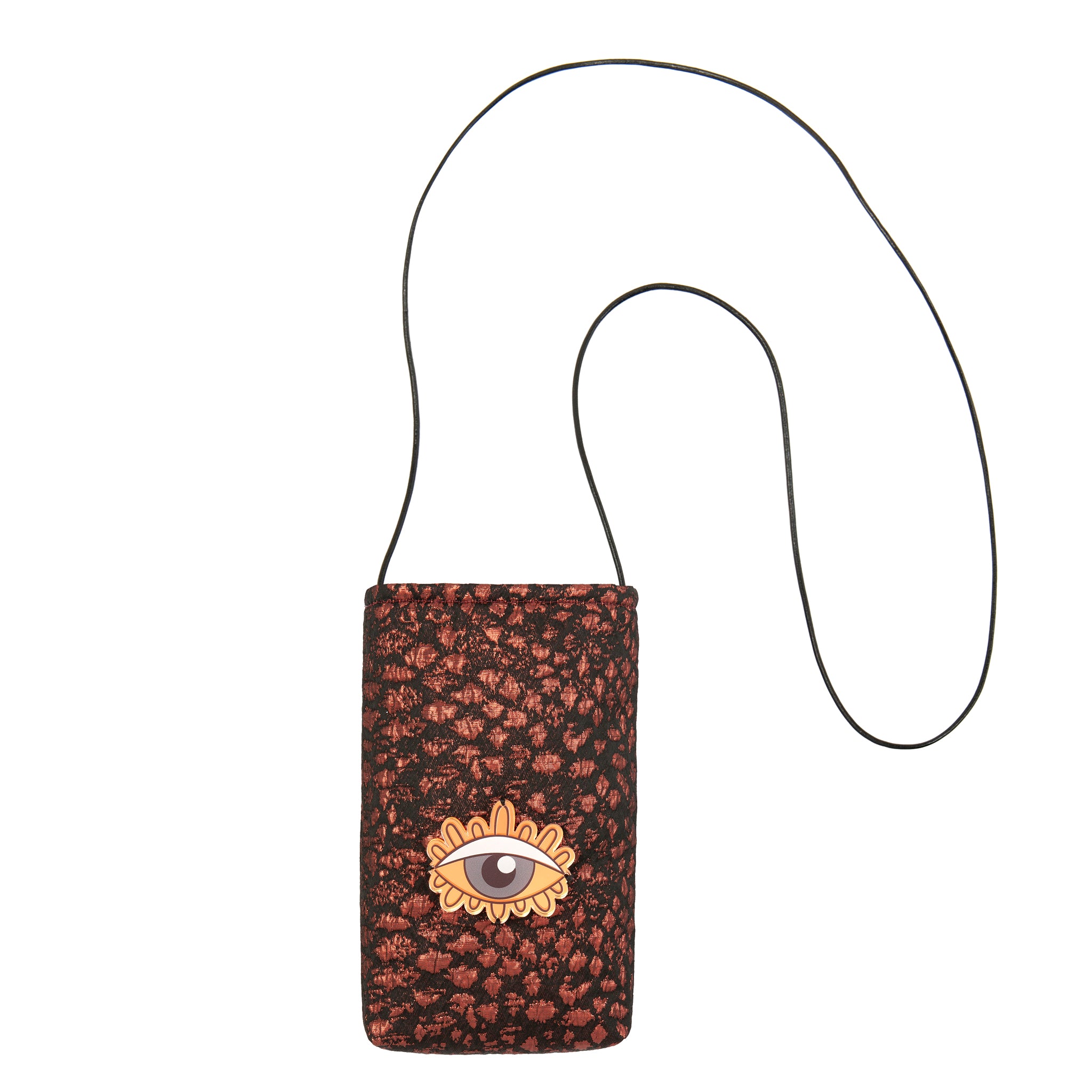 EV Phone Pouch | Copper Croc Evil Eye
