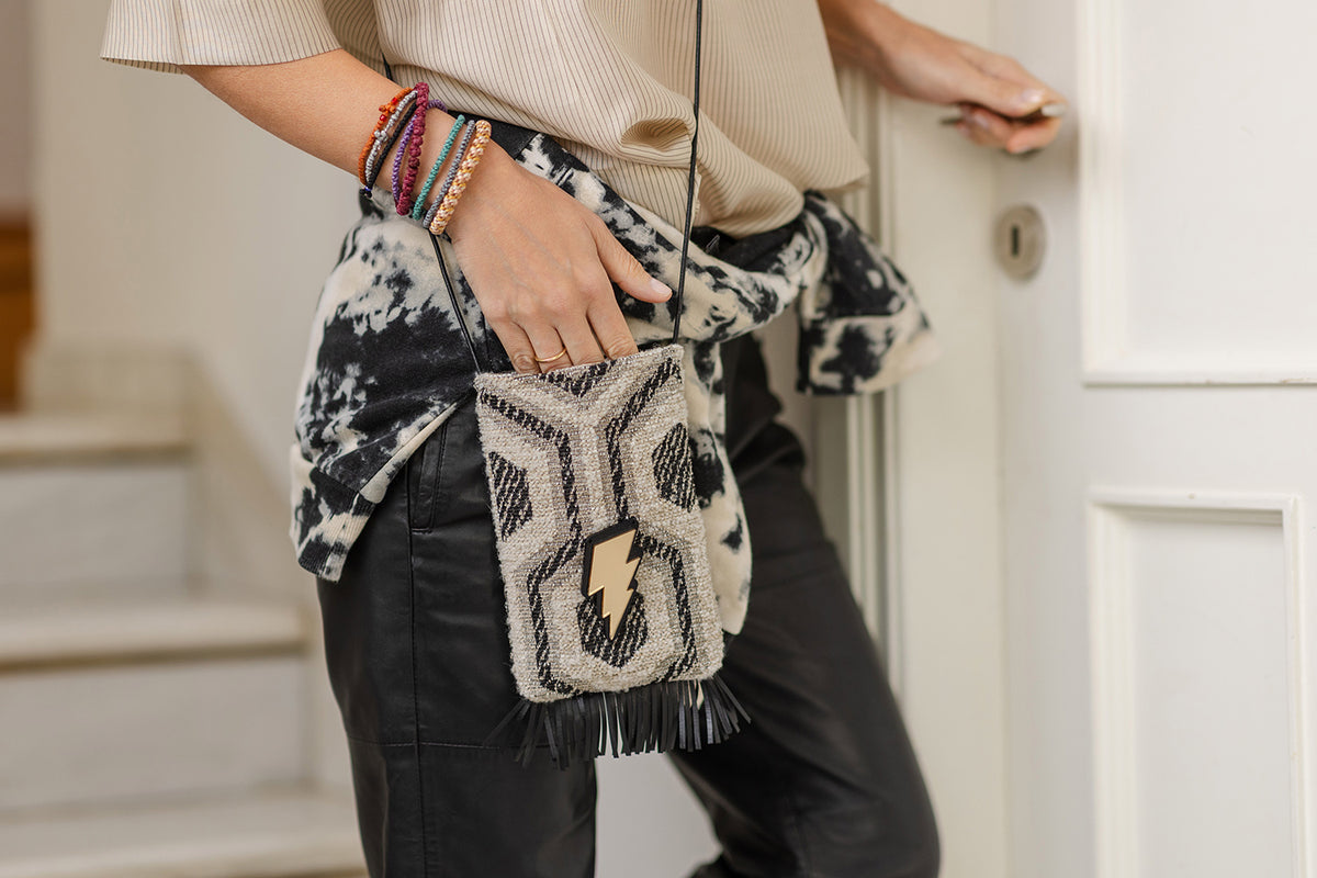 EV Phone Pouch | Hexagon Lightning