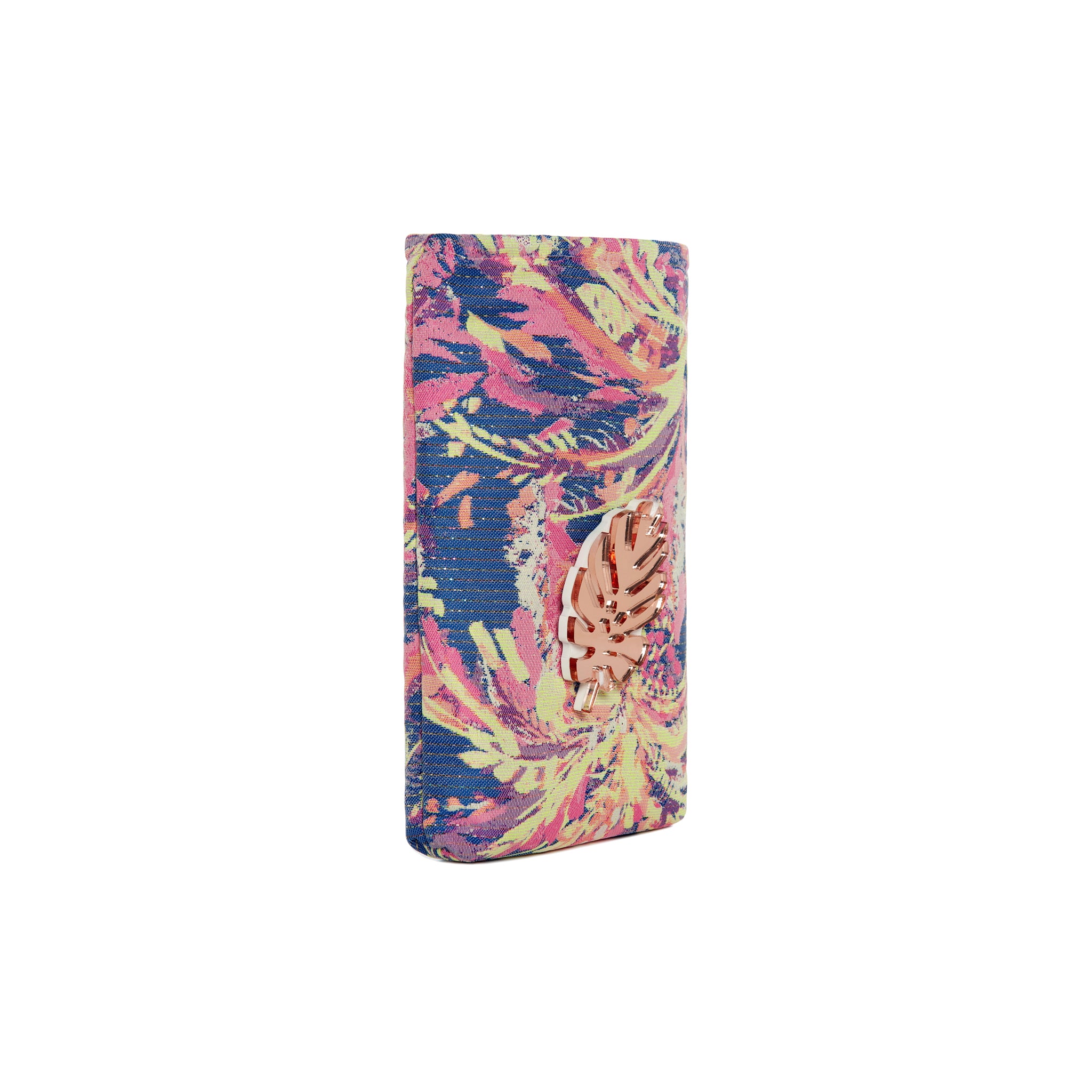 EV Phone Pouch | Purple Tropicana Tropical Leaf
