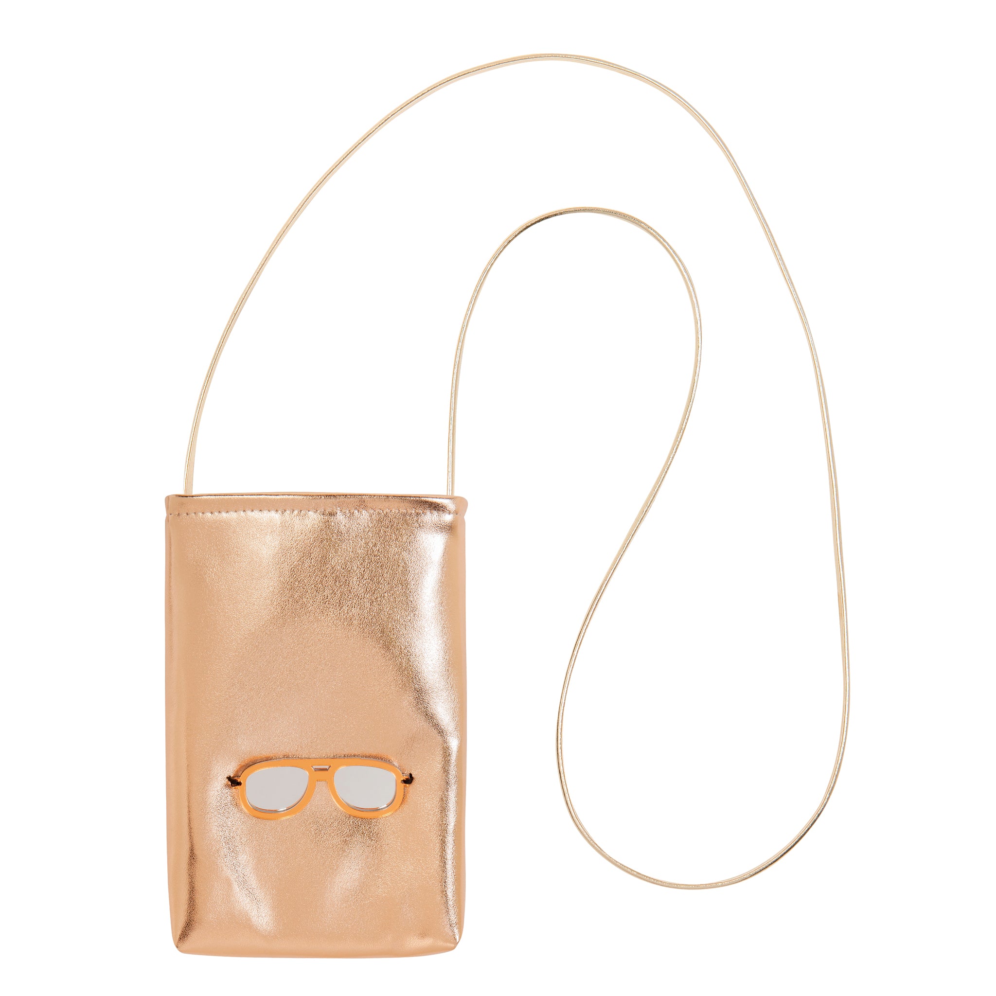 EV Mobile Pouch | Rose Gold Mirror Glasses