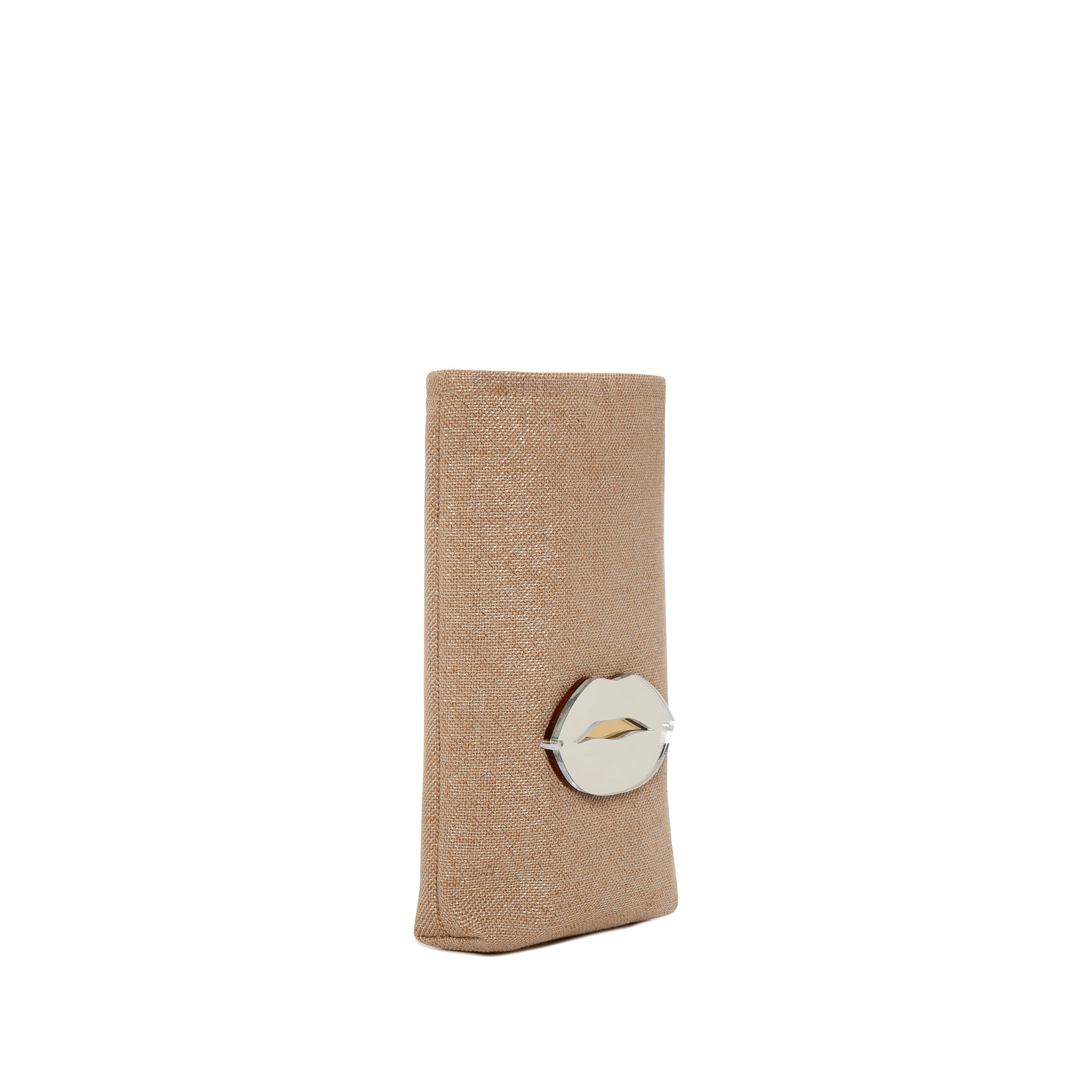EV Mobile Pouch | Shinny Taupe Lips