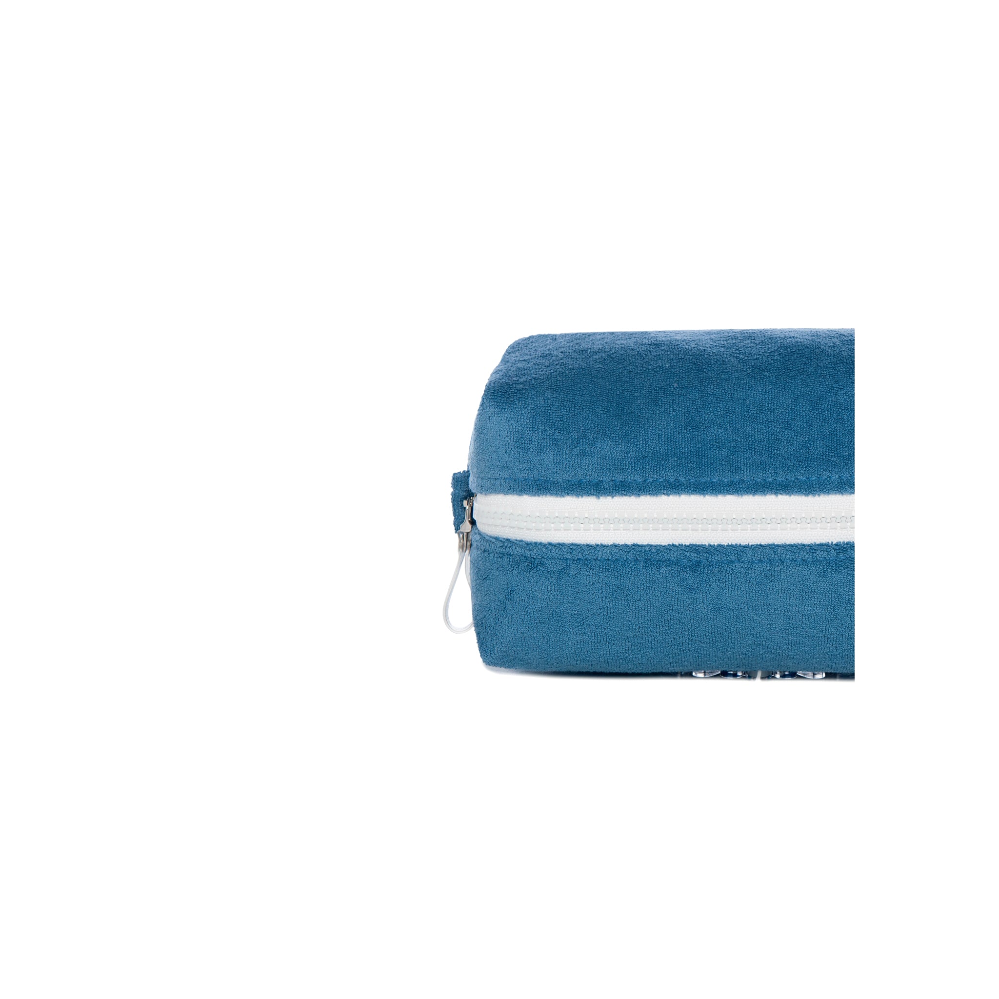 HAZEL Pouch | Blue Towel Evil Eye
