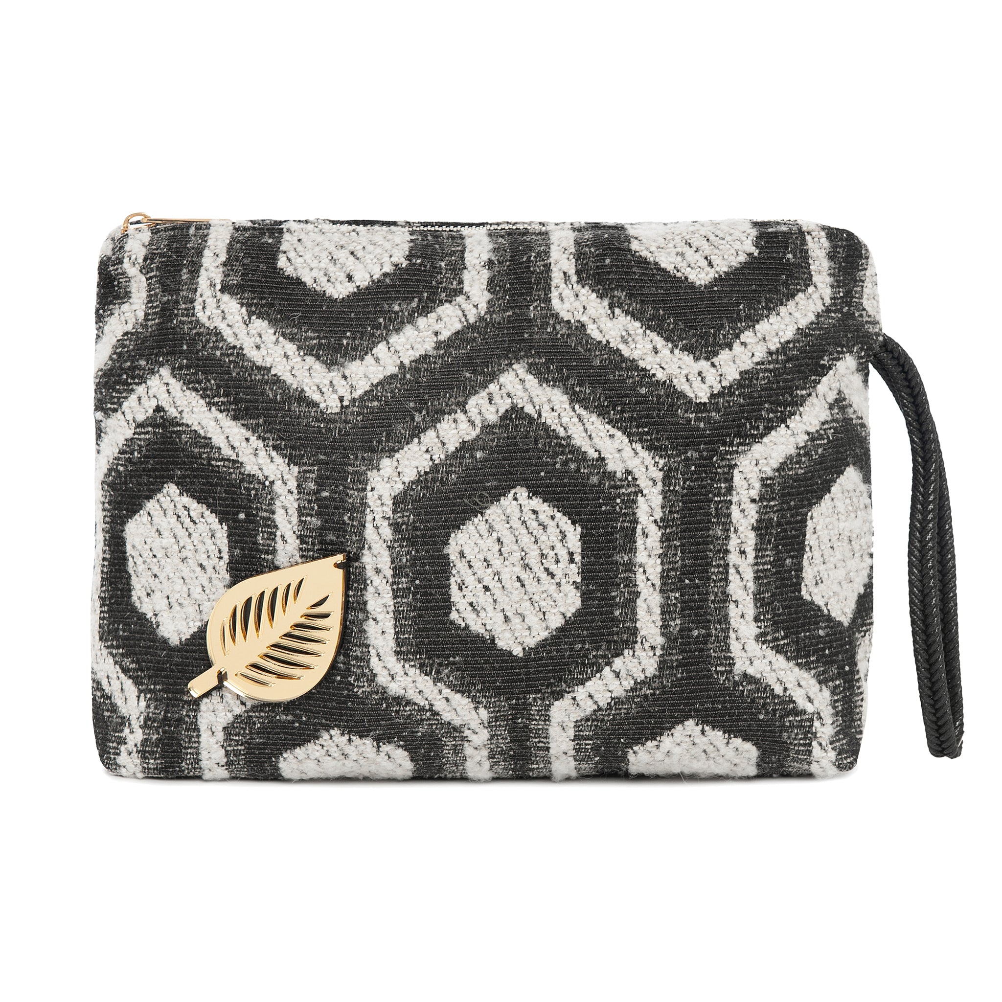 INES Pouch | Hexagon Leaf