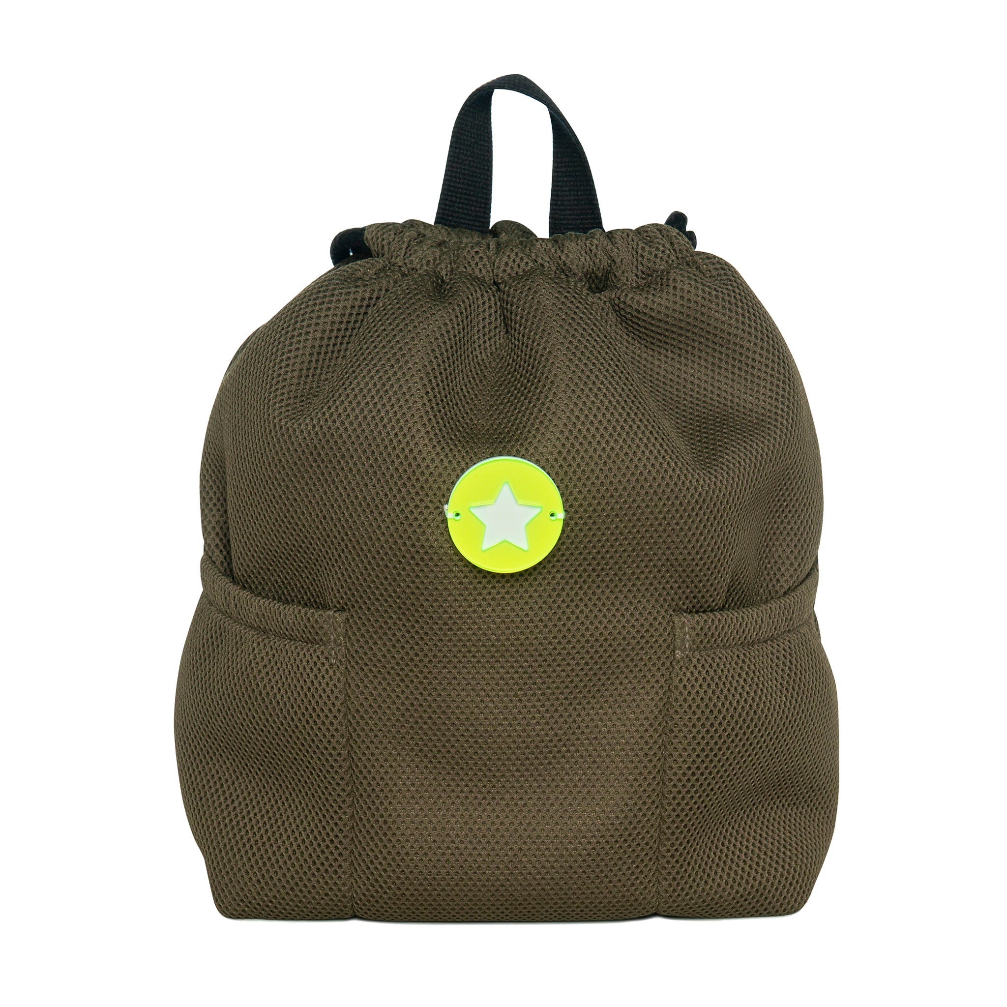 Lilly Backpack | Khaki Bubbles Star