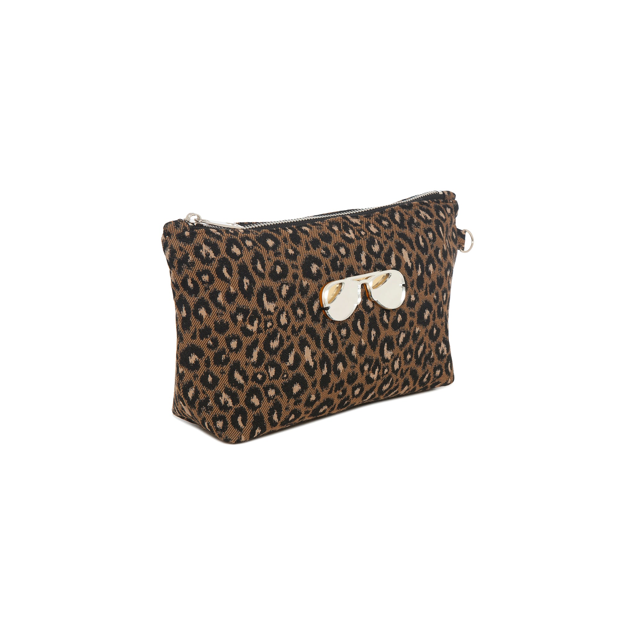 MARGO Pouch | Khaki Animal Glasses