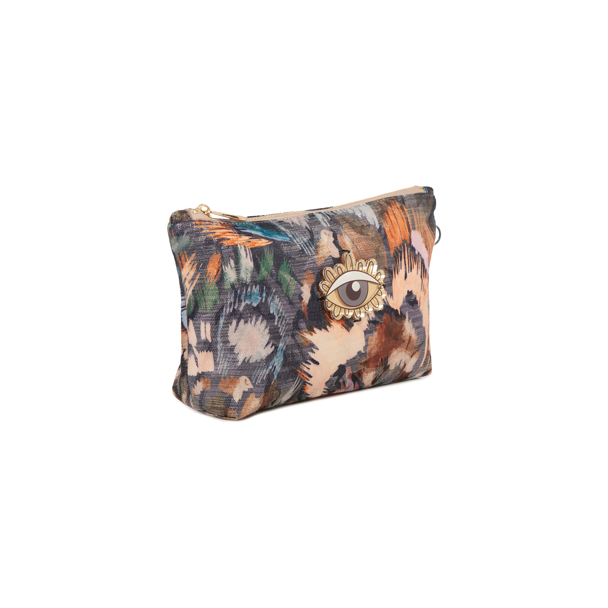 MARGO Pouch | Feathers Evil Eye