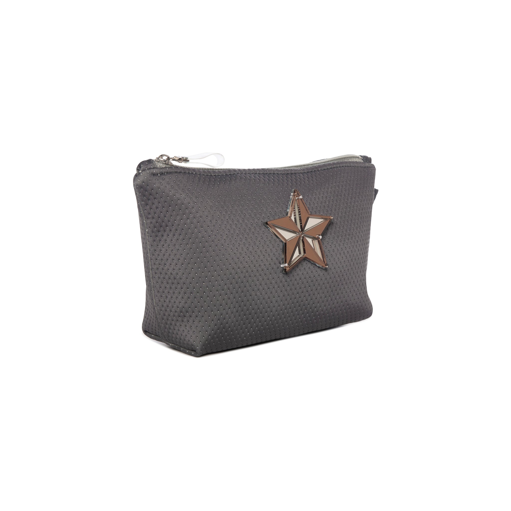 MARGO Pouch | Dark Grey Dots Star