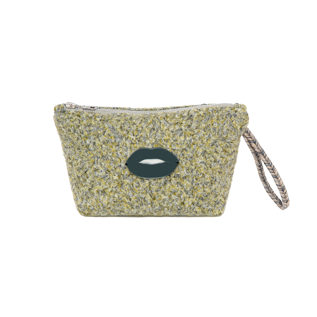 MARGO Pouch | Green Snowball Lips
