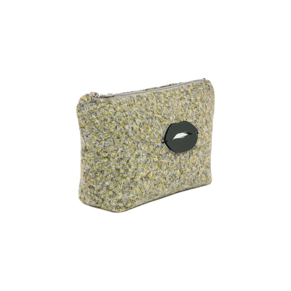 MARGO Pouch | Green Snowball Lips