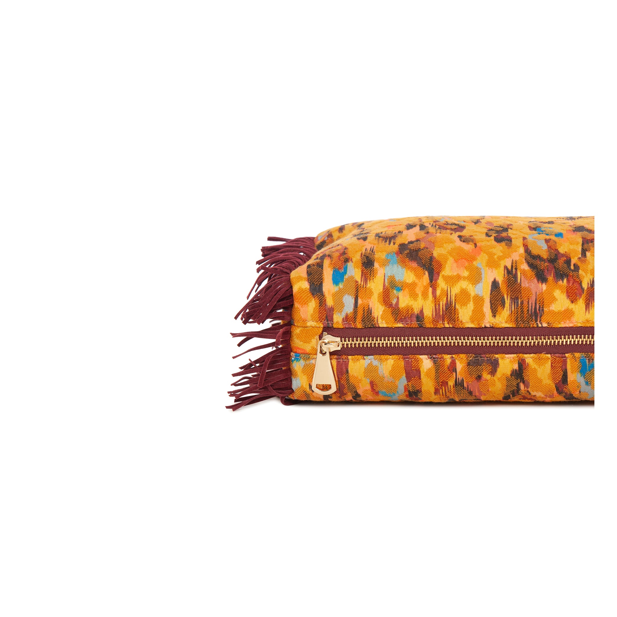 MELISSA Pouch | Yellow Paint Brush Butterfly