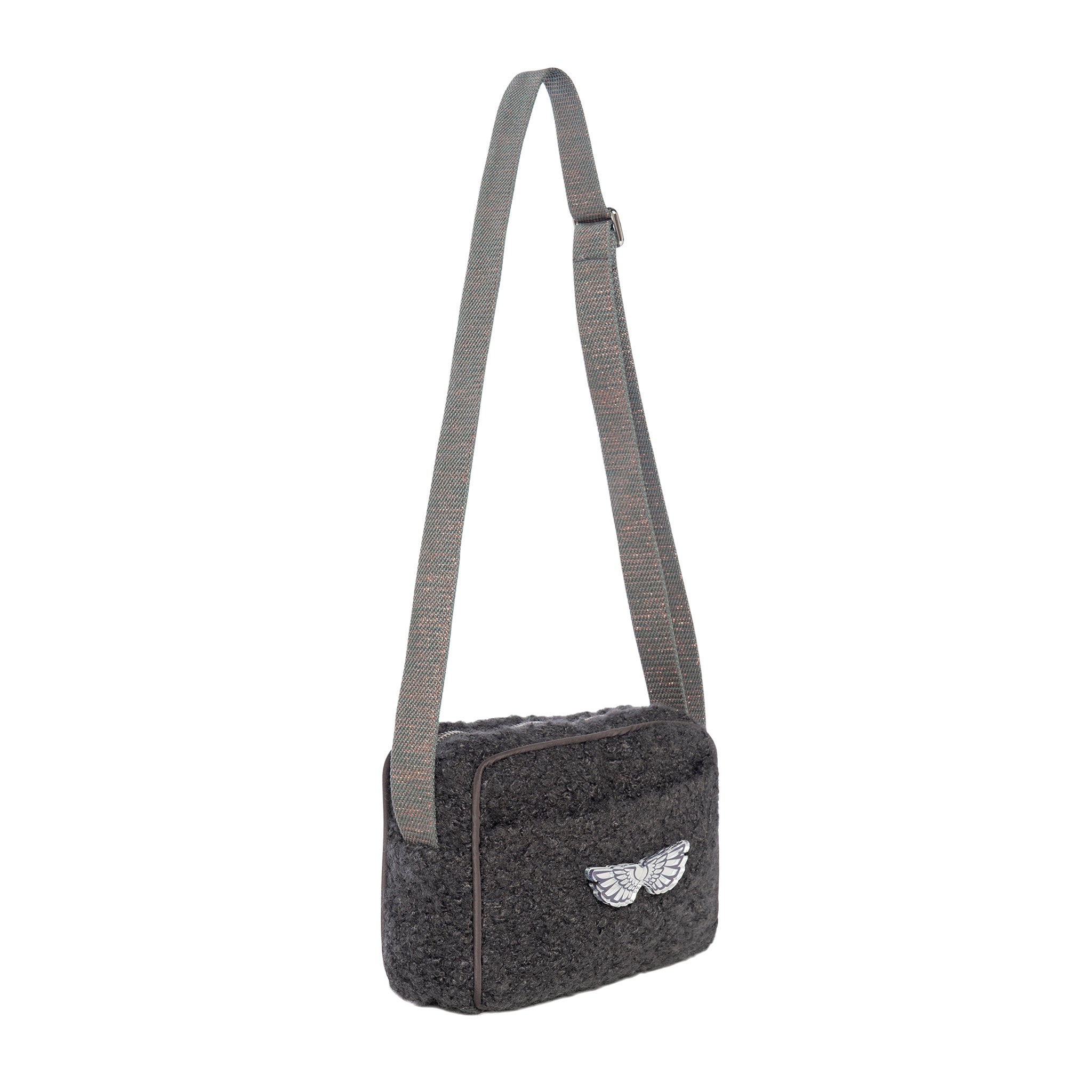 MIMI Shoulder Bag Small | Grey Snowball Wings
