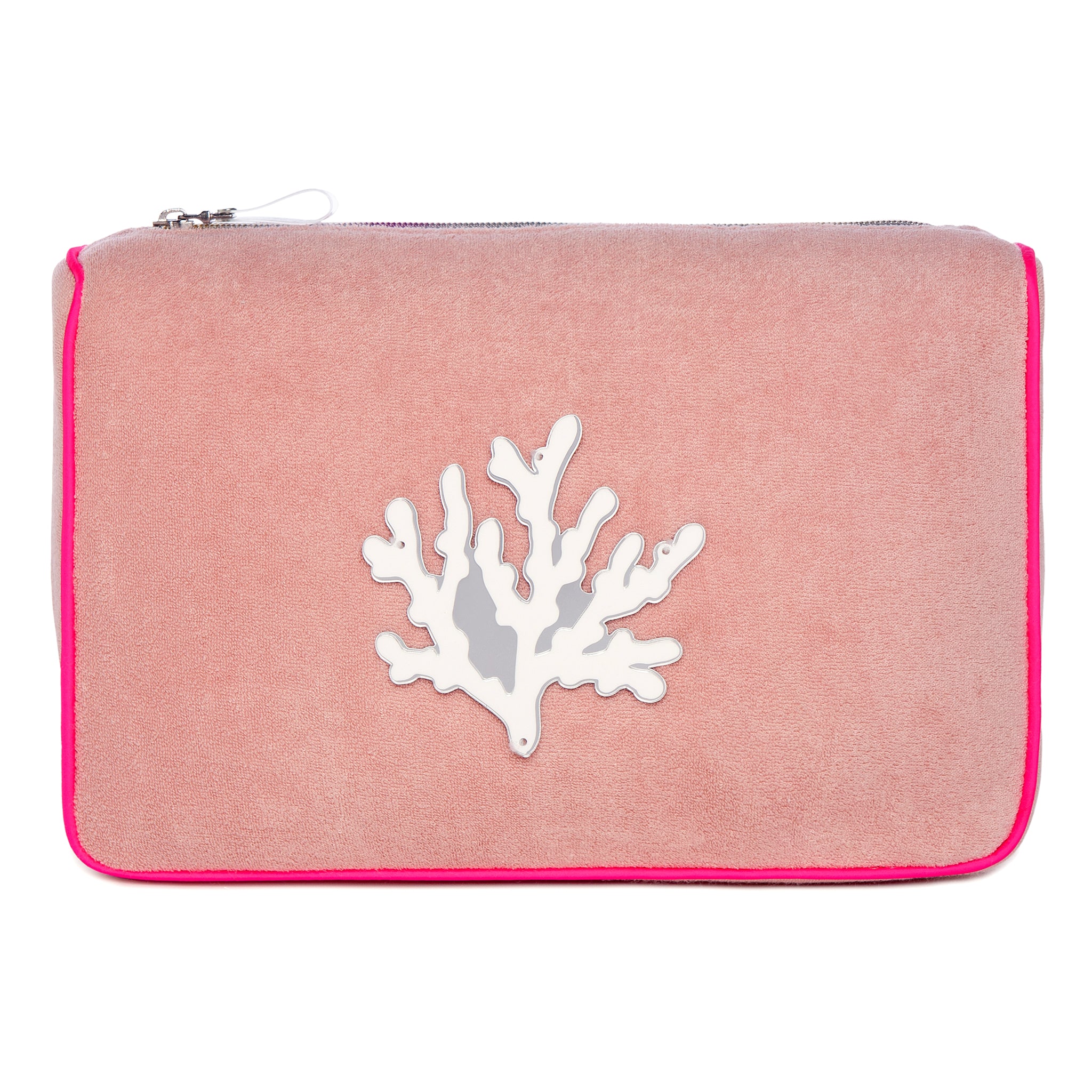 OLIVIA Pouch | Baby Pink Towel Coral
