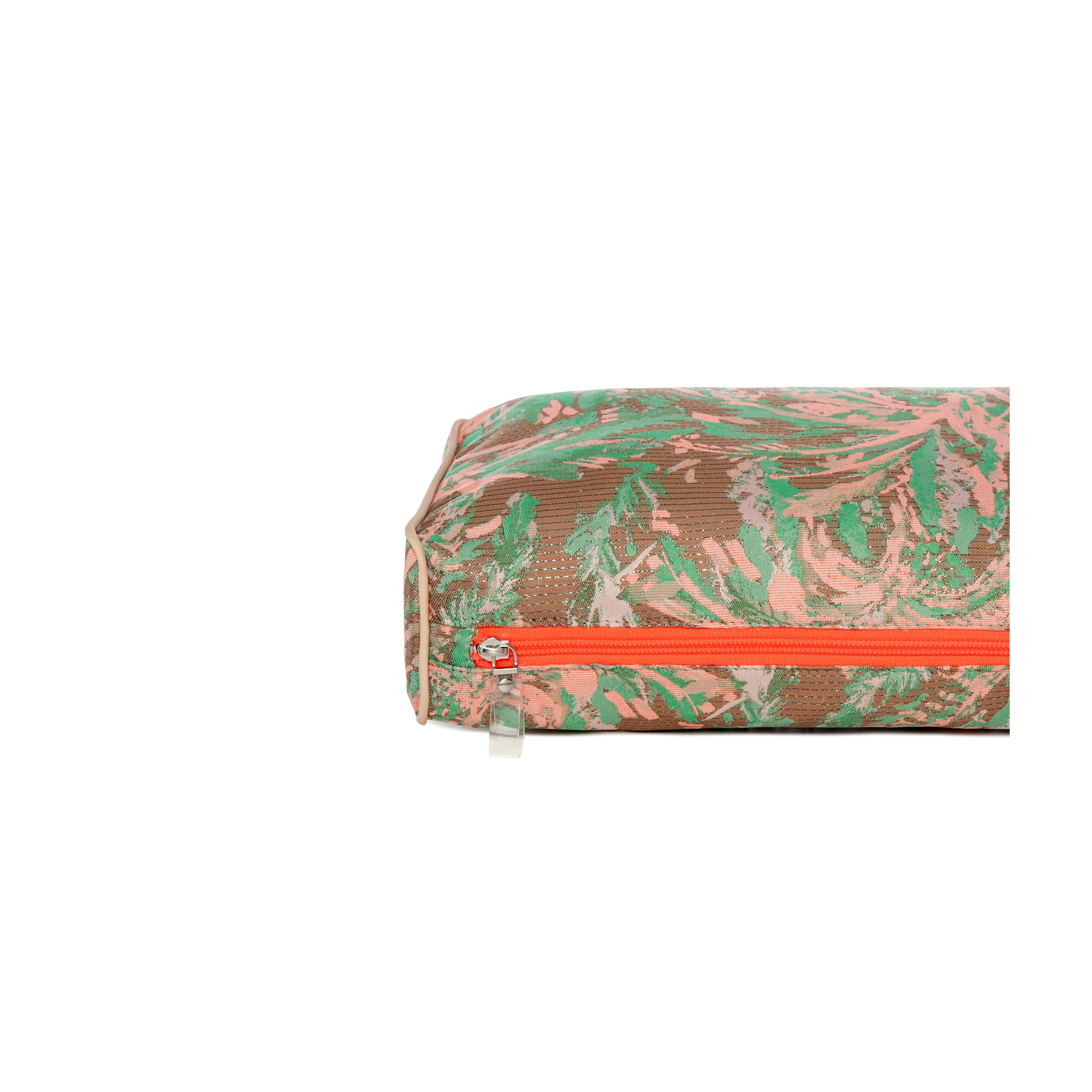 OLIVIA Pouch | Mocha Tropicana Shell