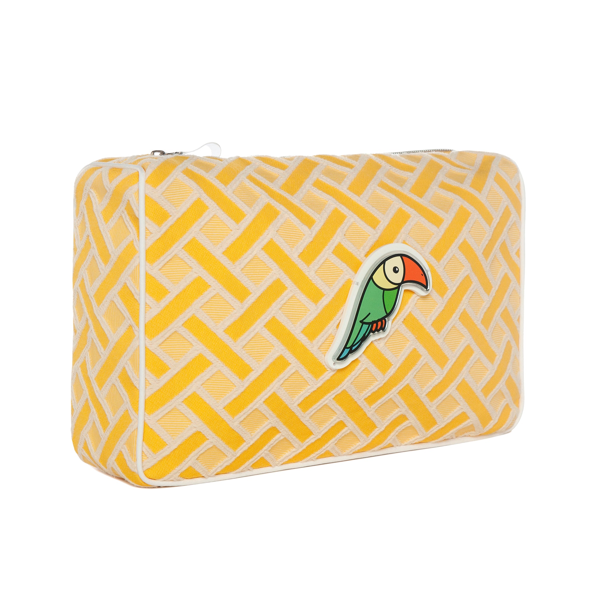 OLIVIA Pouch | Yellow Bamboo Toucan