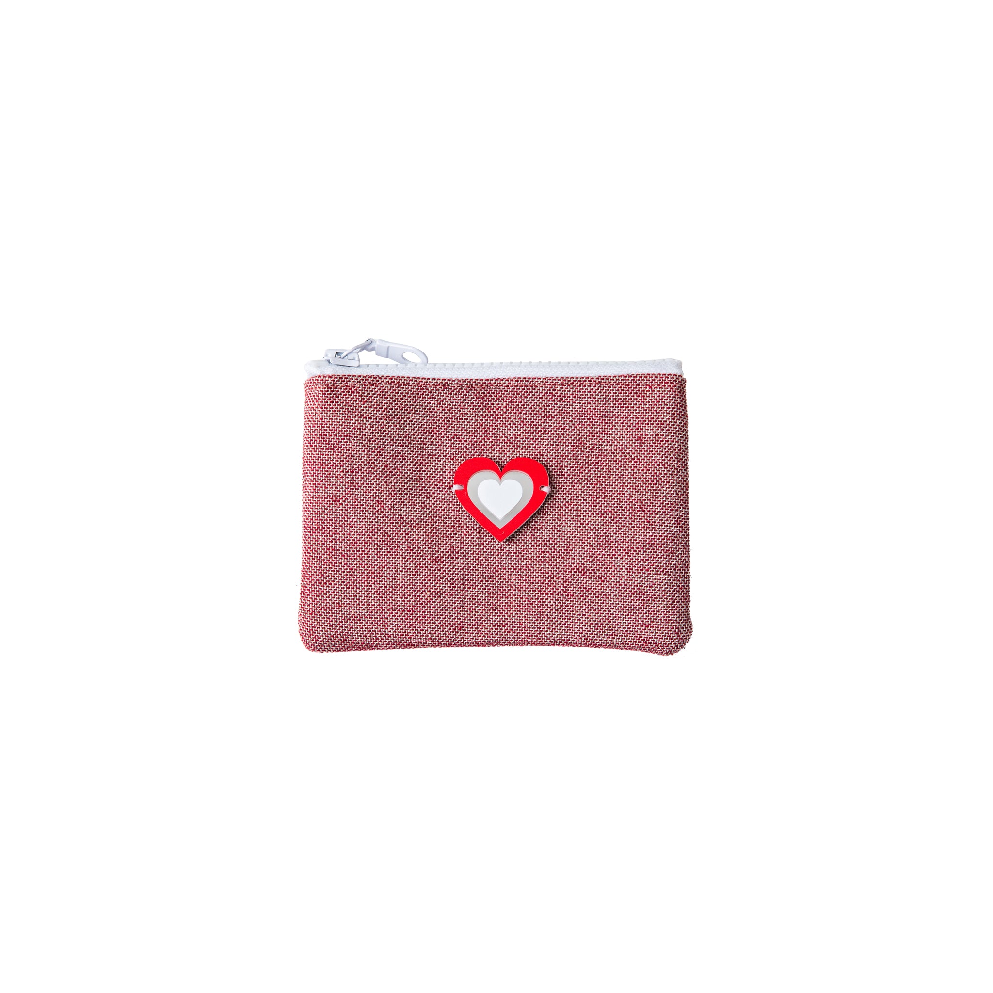 PARKER Pouch | Red Sparkle Heart