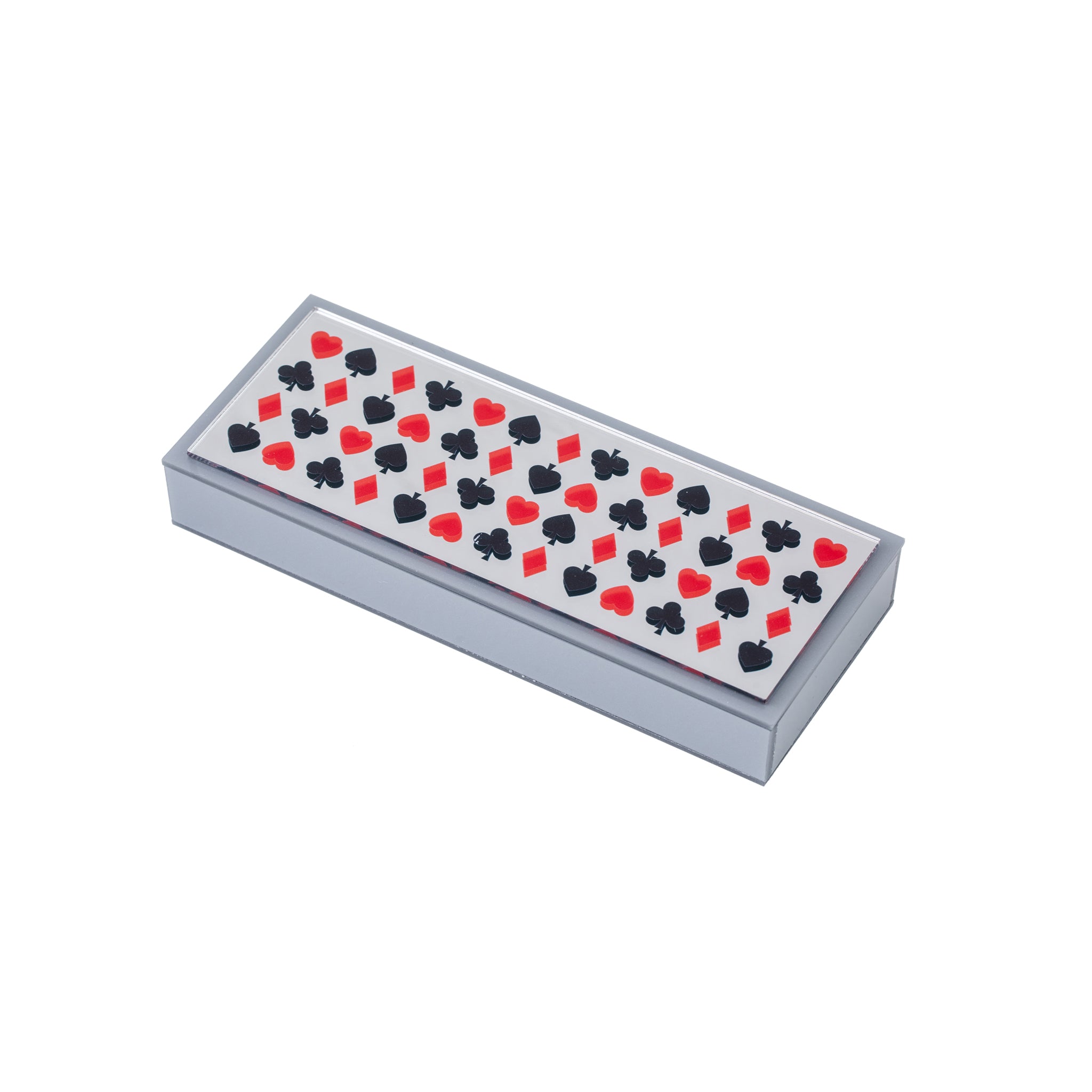 CASINO Box | Card Suits Grey