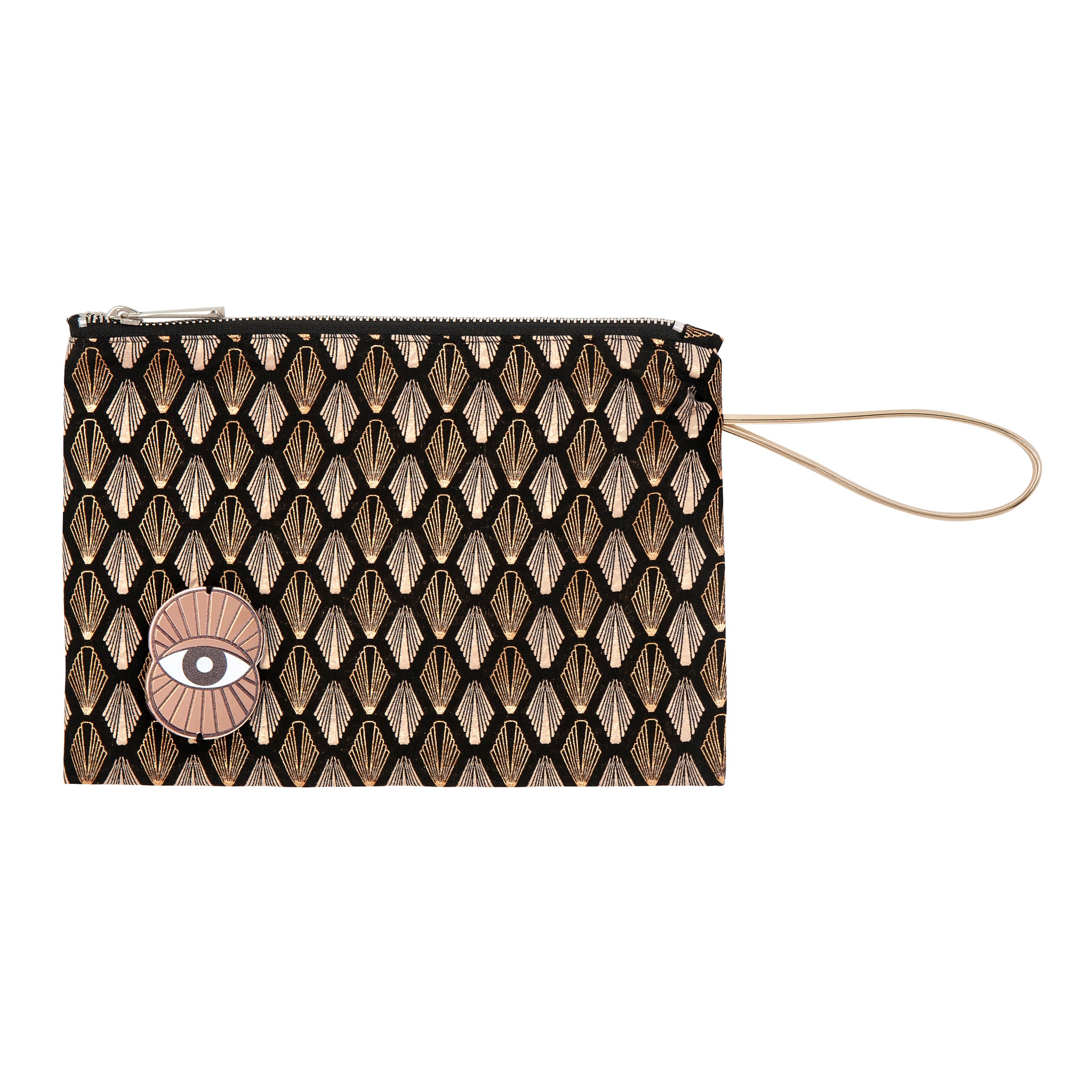 STELLA Pouch | Art Deco Evil Eye