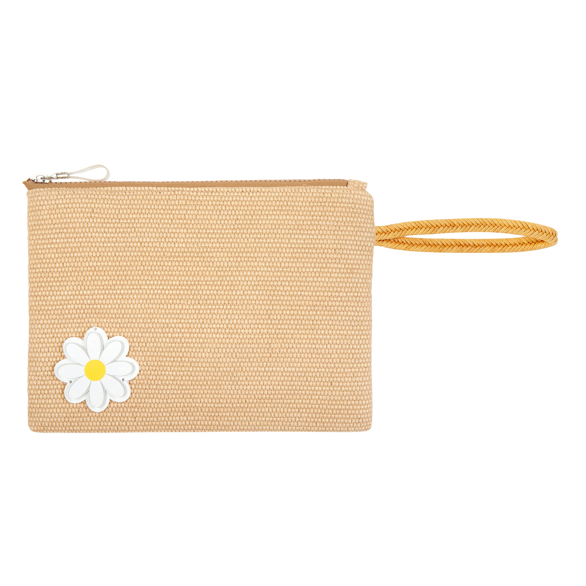 STELLA Pouch | Beige Stamp Daisy