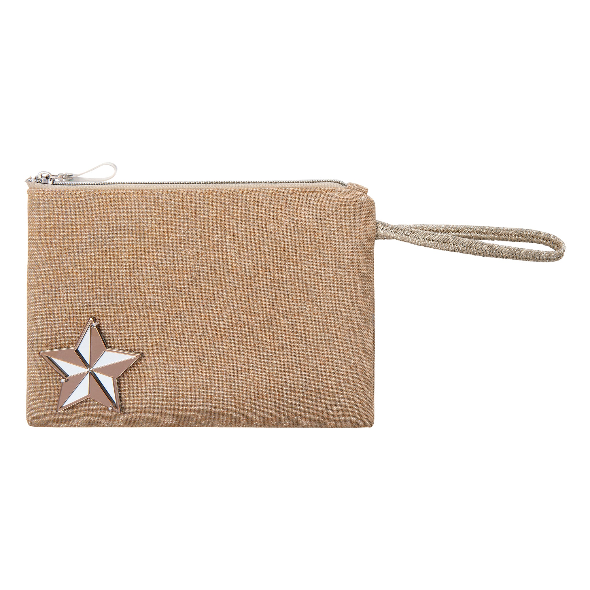 STELLA Pouch | Shinny Taupe Star