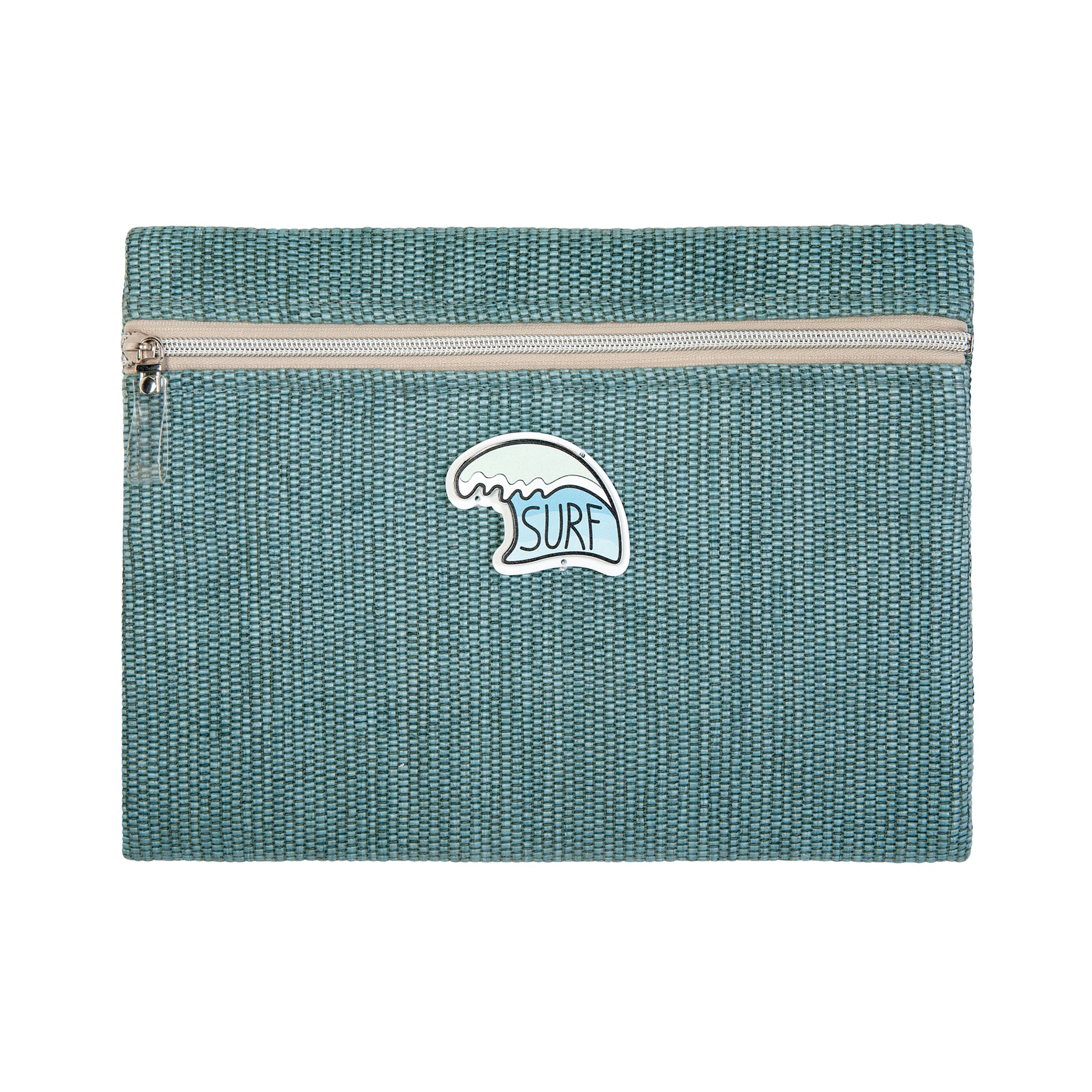 VIOLET Pouch | Dusty Petrol Wave