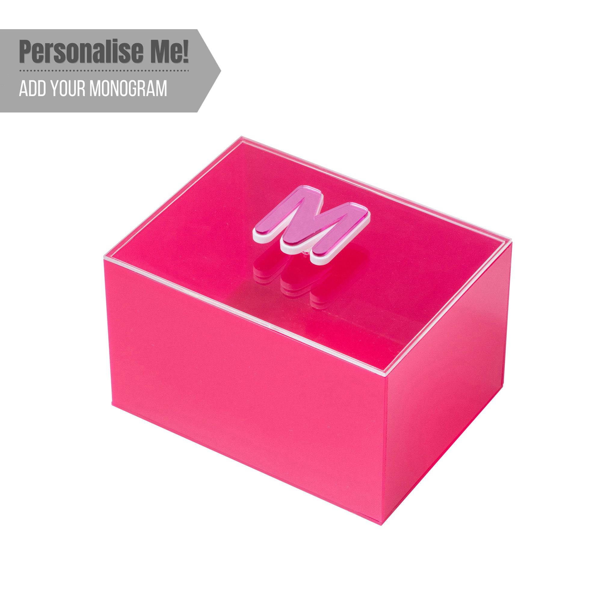 BUZZ Box | Monogrammed Fuchsia