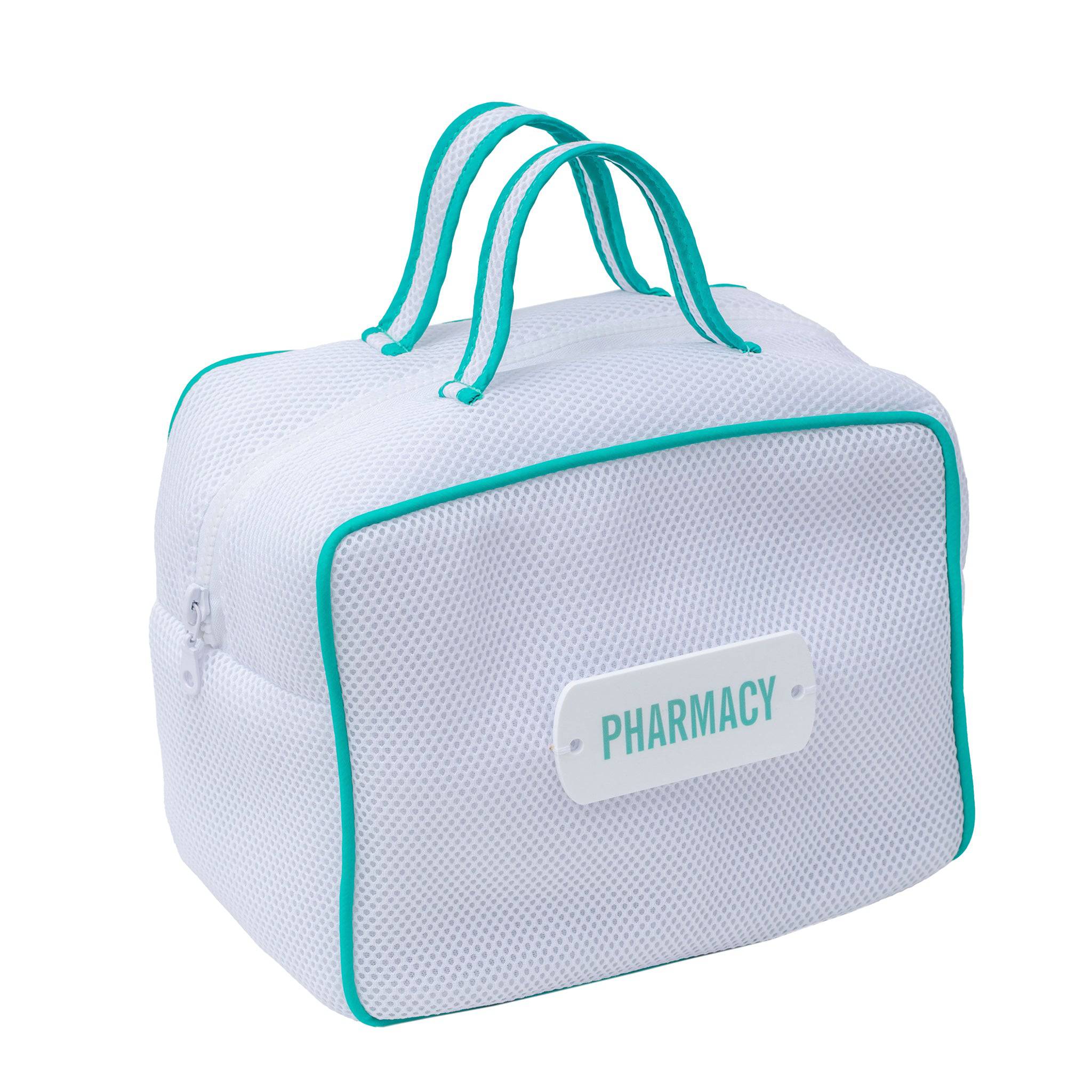 ATLAS Bag | White Aqua Bubbles Pharmacy