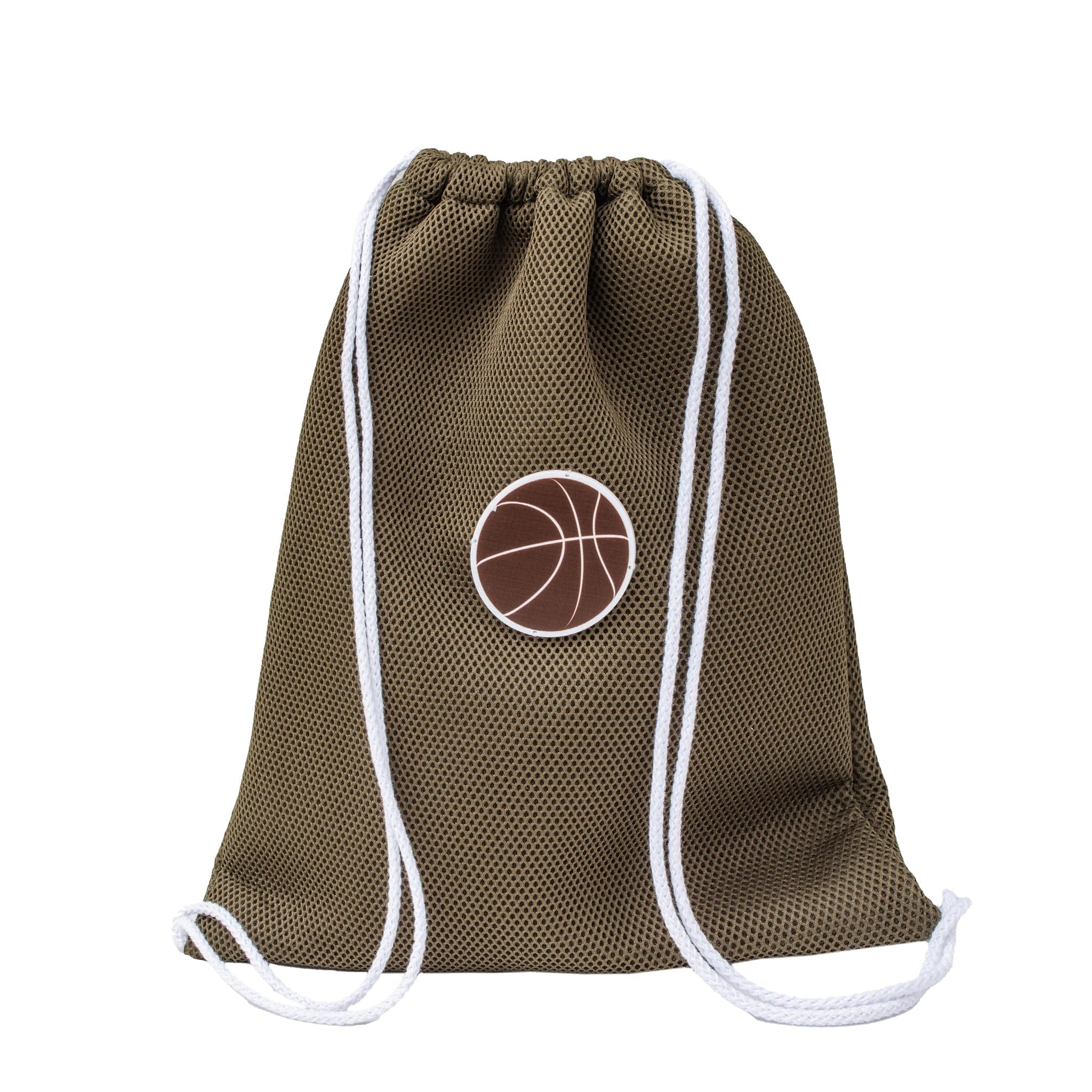 TATE Backpack | Khaki Bubbles Basketball