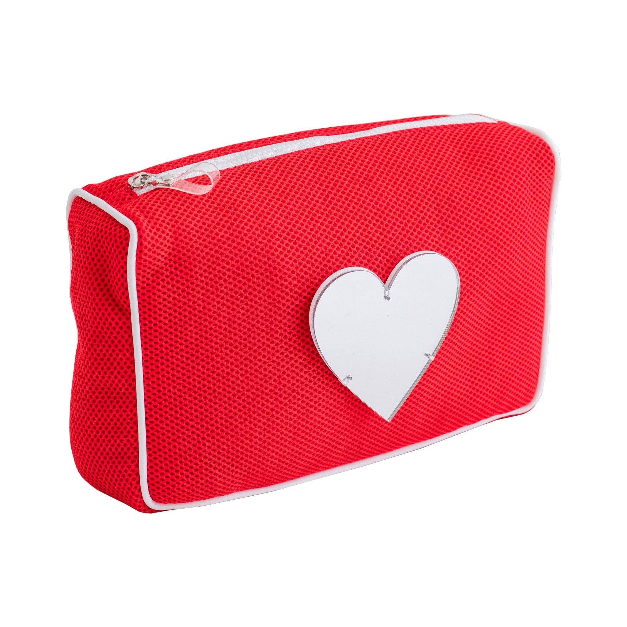 OLIVIA Pouch | Red Bubbles Heart