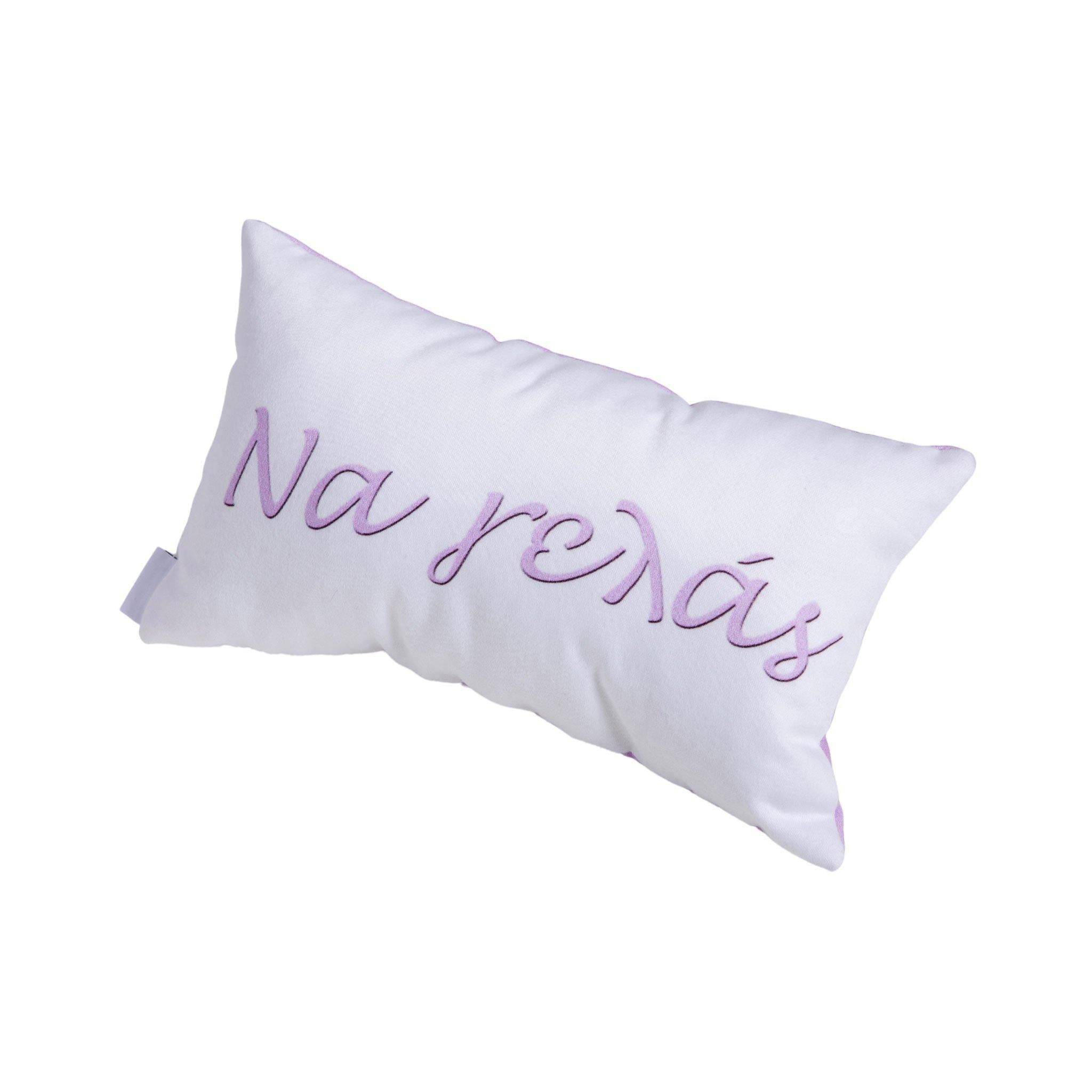 FABRIC WISH PILLOW | LAUGH LILAC